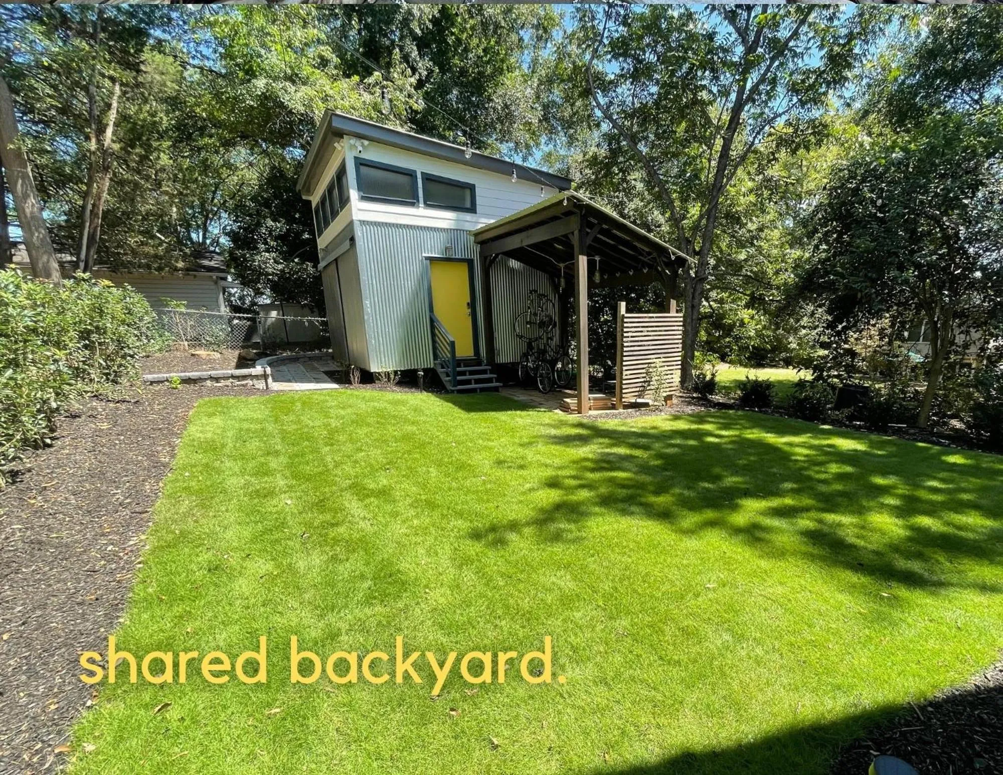 Garden in NormalBnB - 2 Blocks From Restaurants, Bars, Hospital