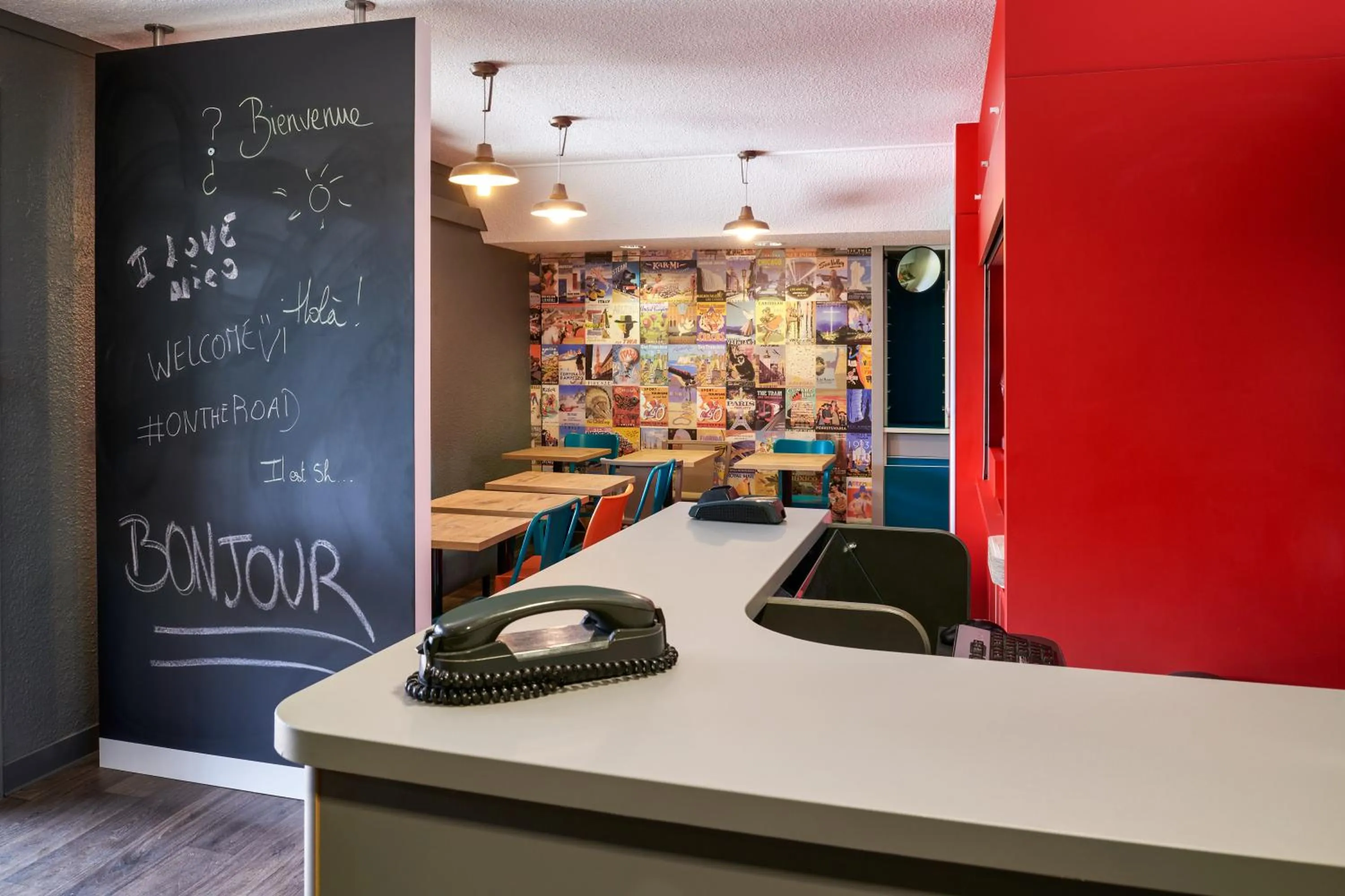 Lobby or reception in hotelF1 Villeneuve Loubet