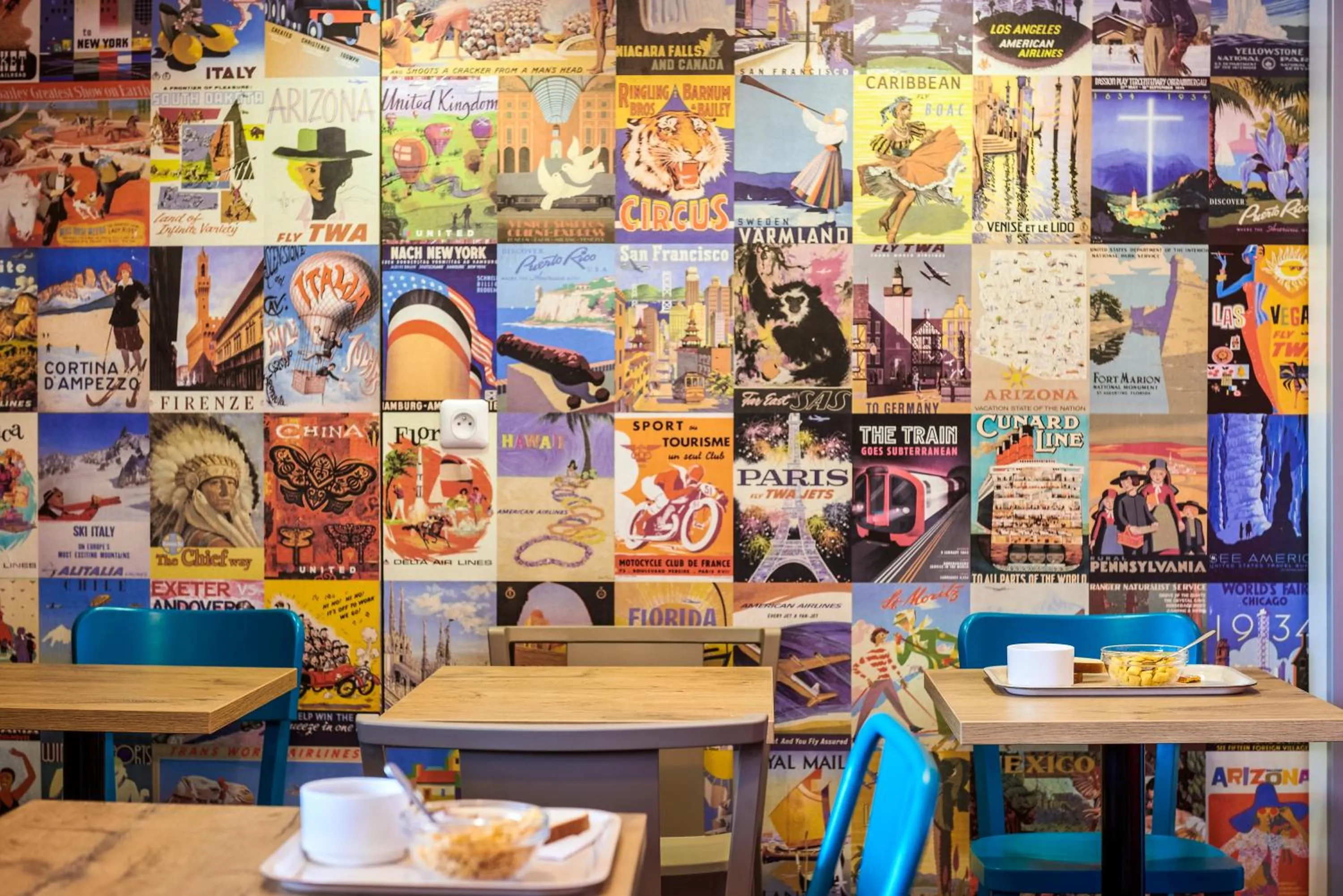 Buffet breakfast in hotelF1 Villeneuve Loubet