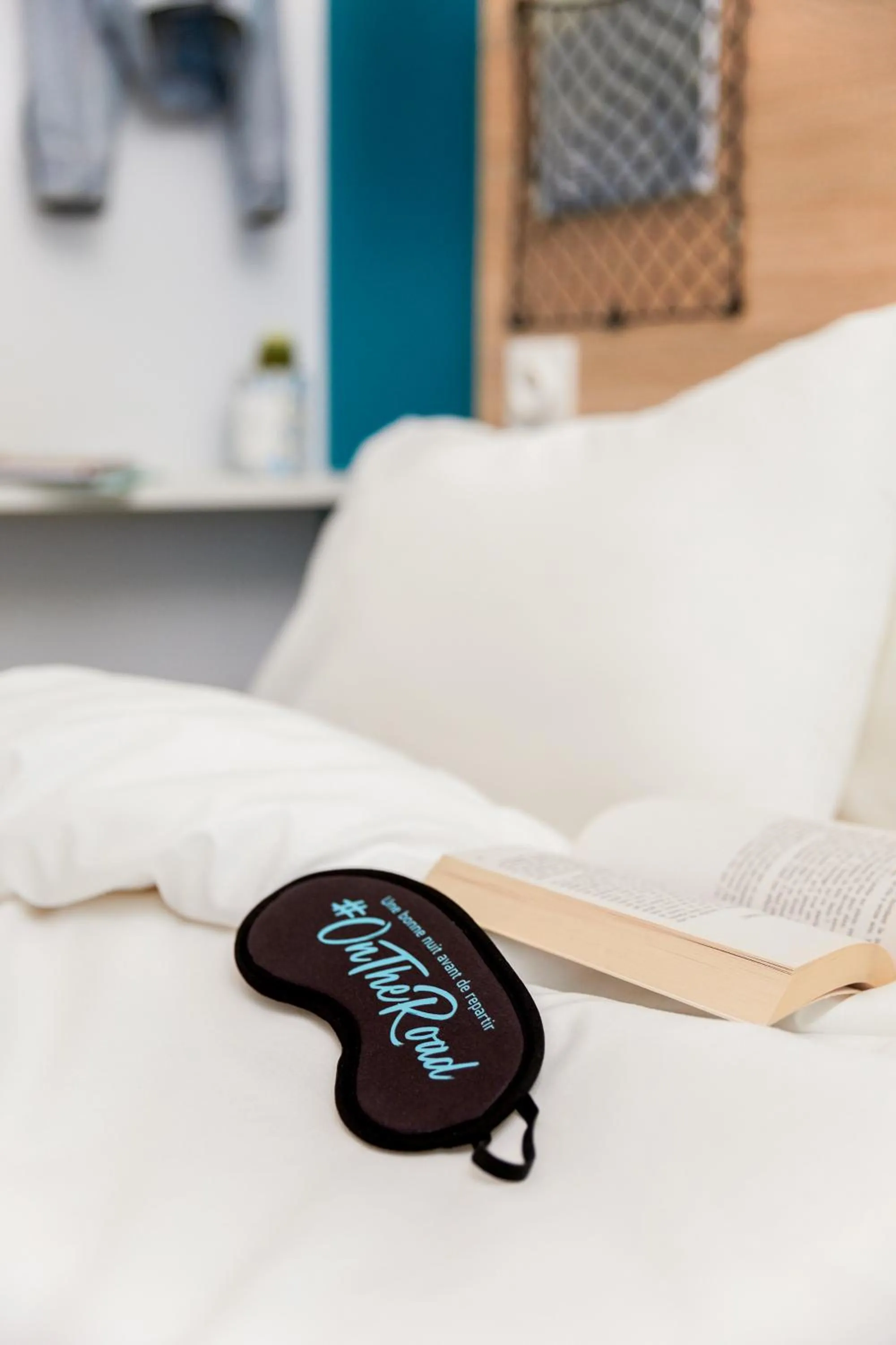 Bed in hotelF1 Villeneuve Loubet