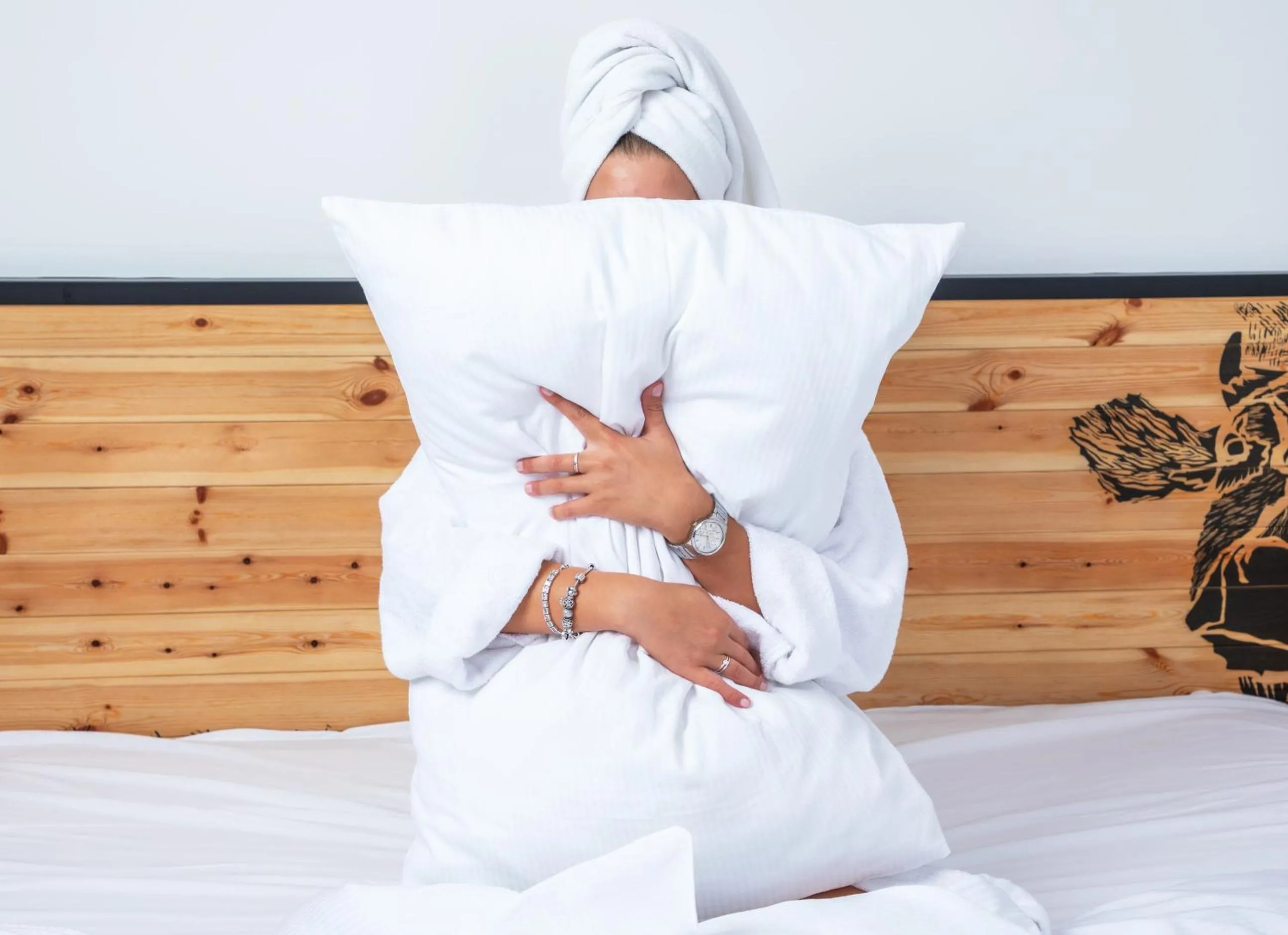 Bed in Pivní Hotel