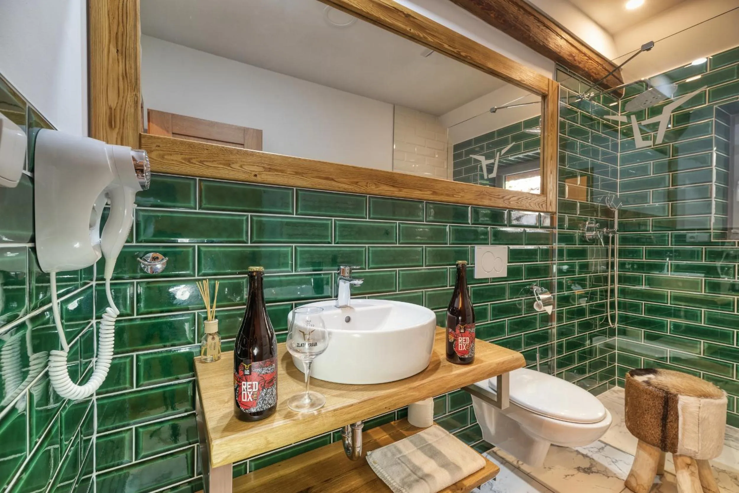 Bathroom in Pivní Hotel
