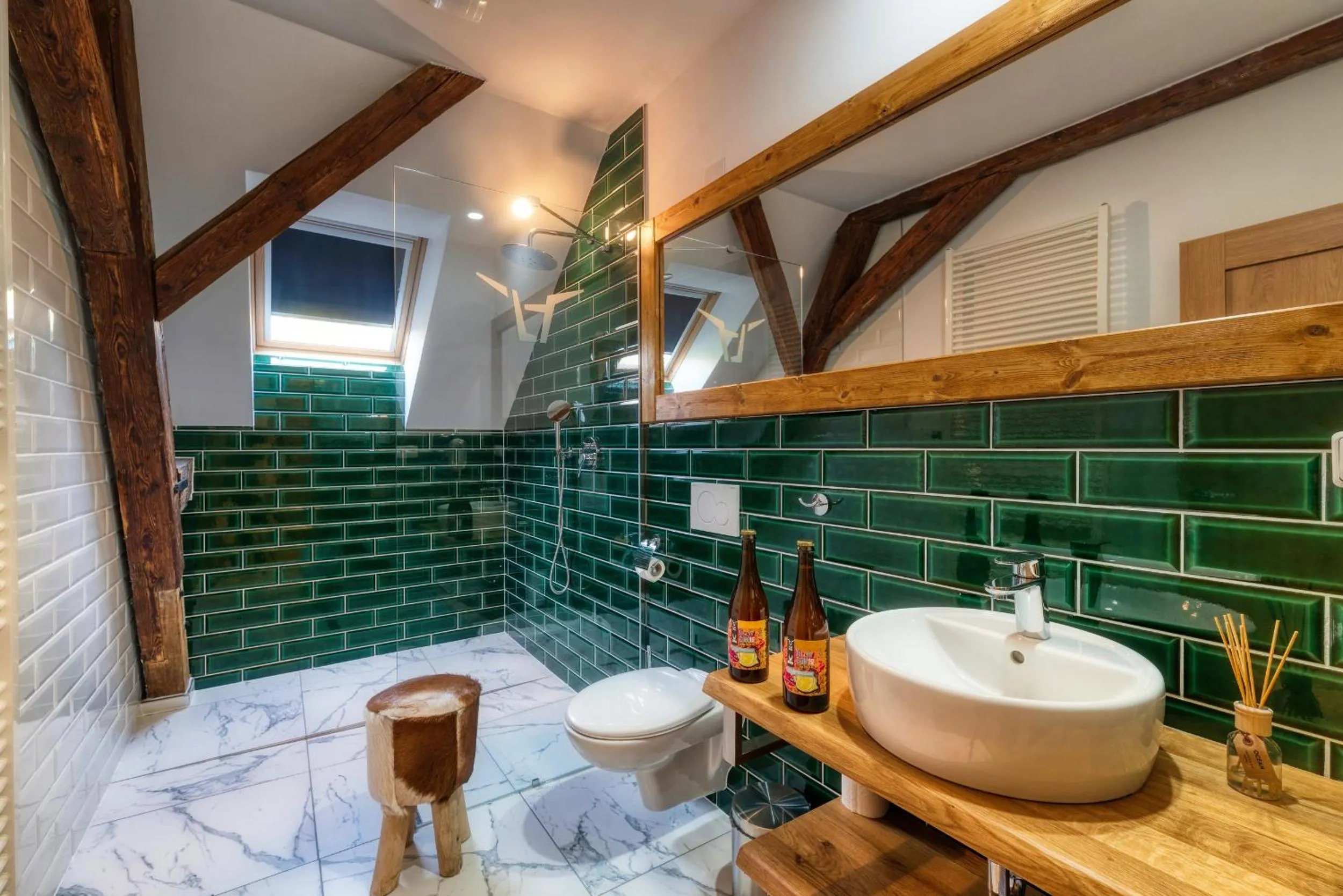Bathroom in Pivní Hotel