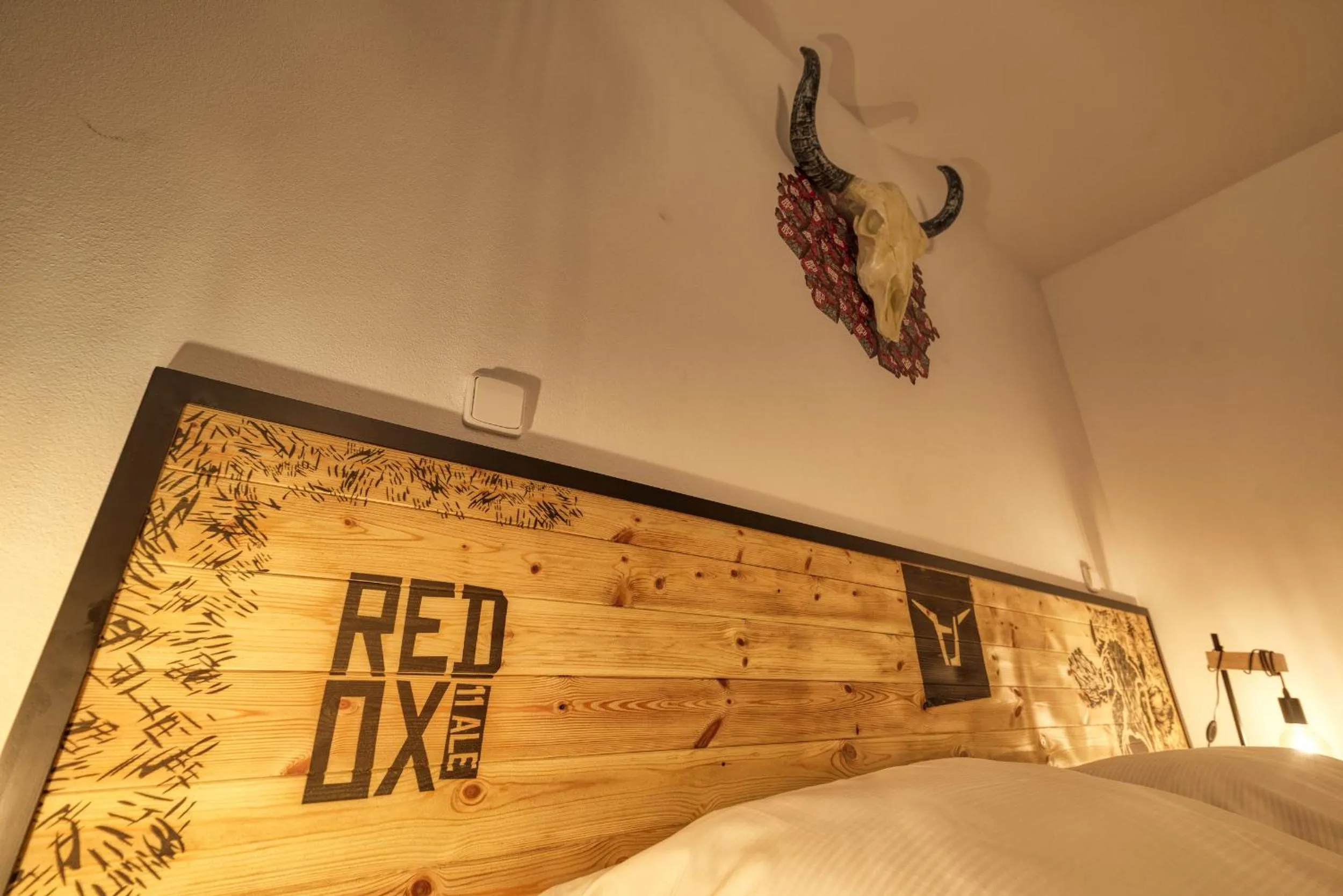 Bed in Pivní Hotel