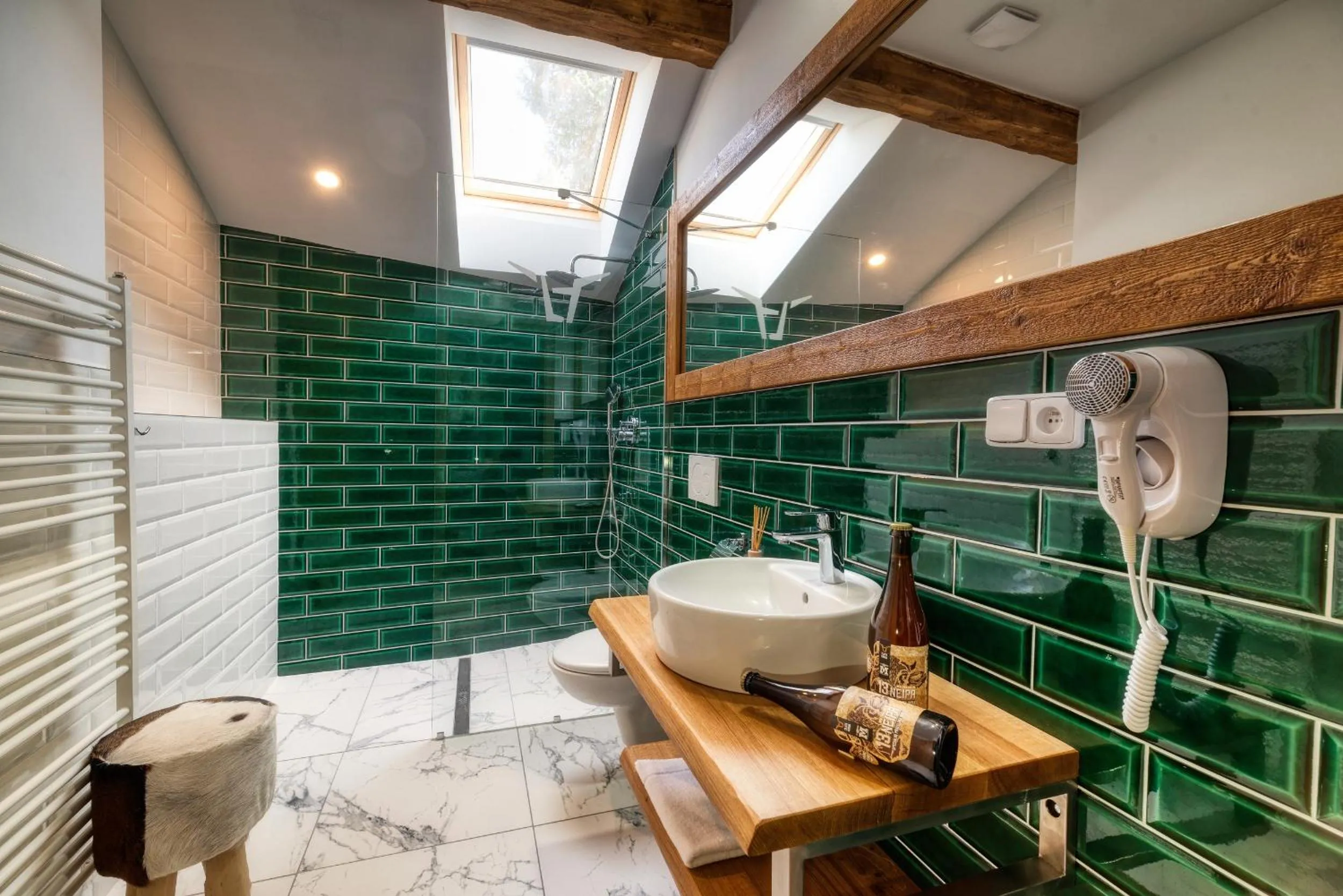 Bathroom in Pivní Hotel