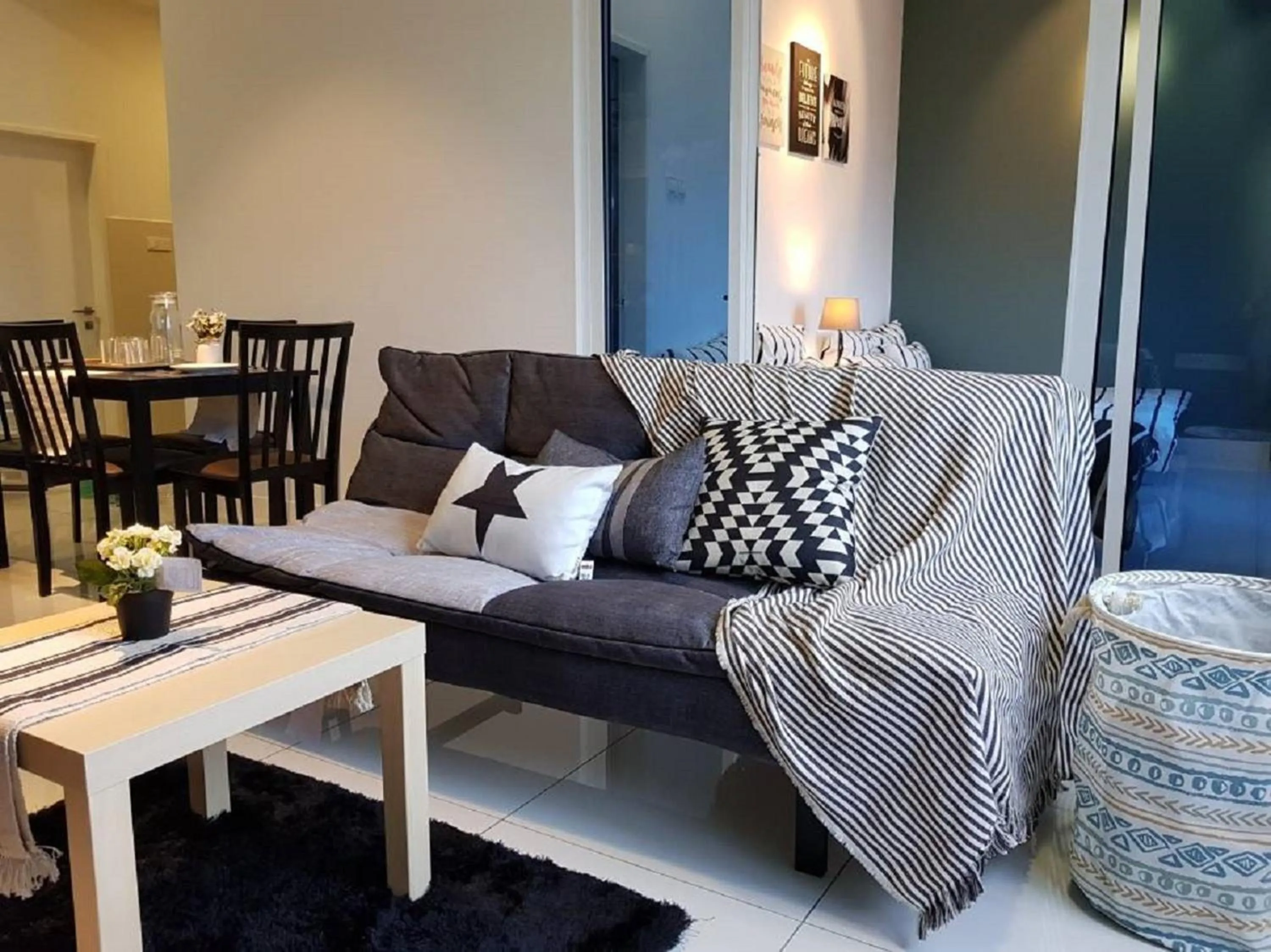 Living room in Skypod Residence Puchong