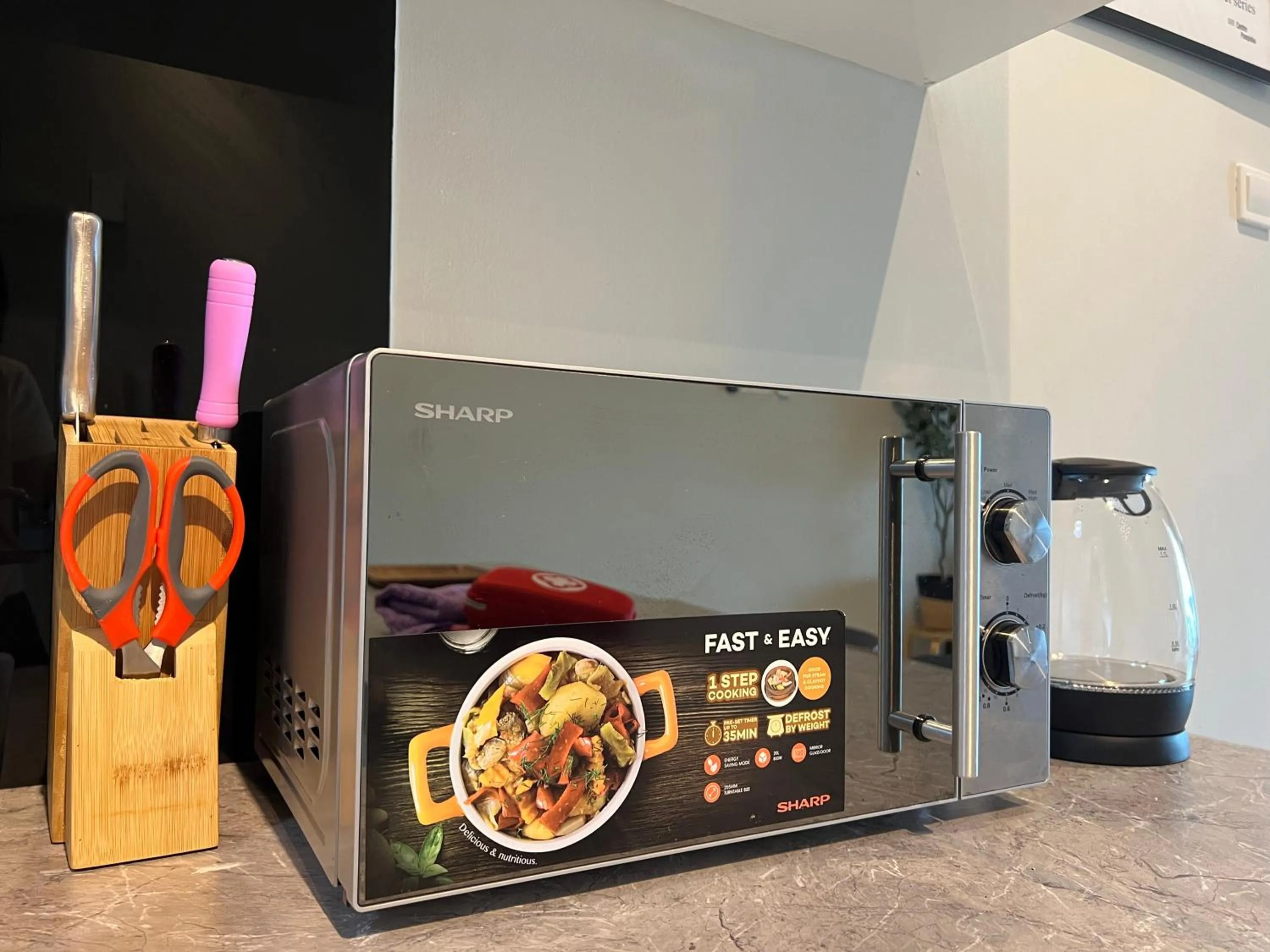 Kitchen or kitchenette in Skypod Residence Puchong