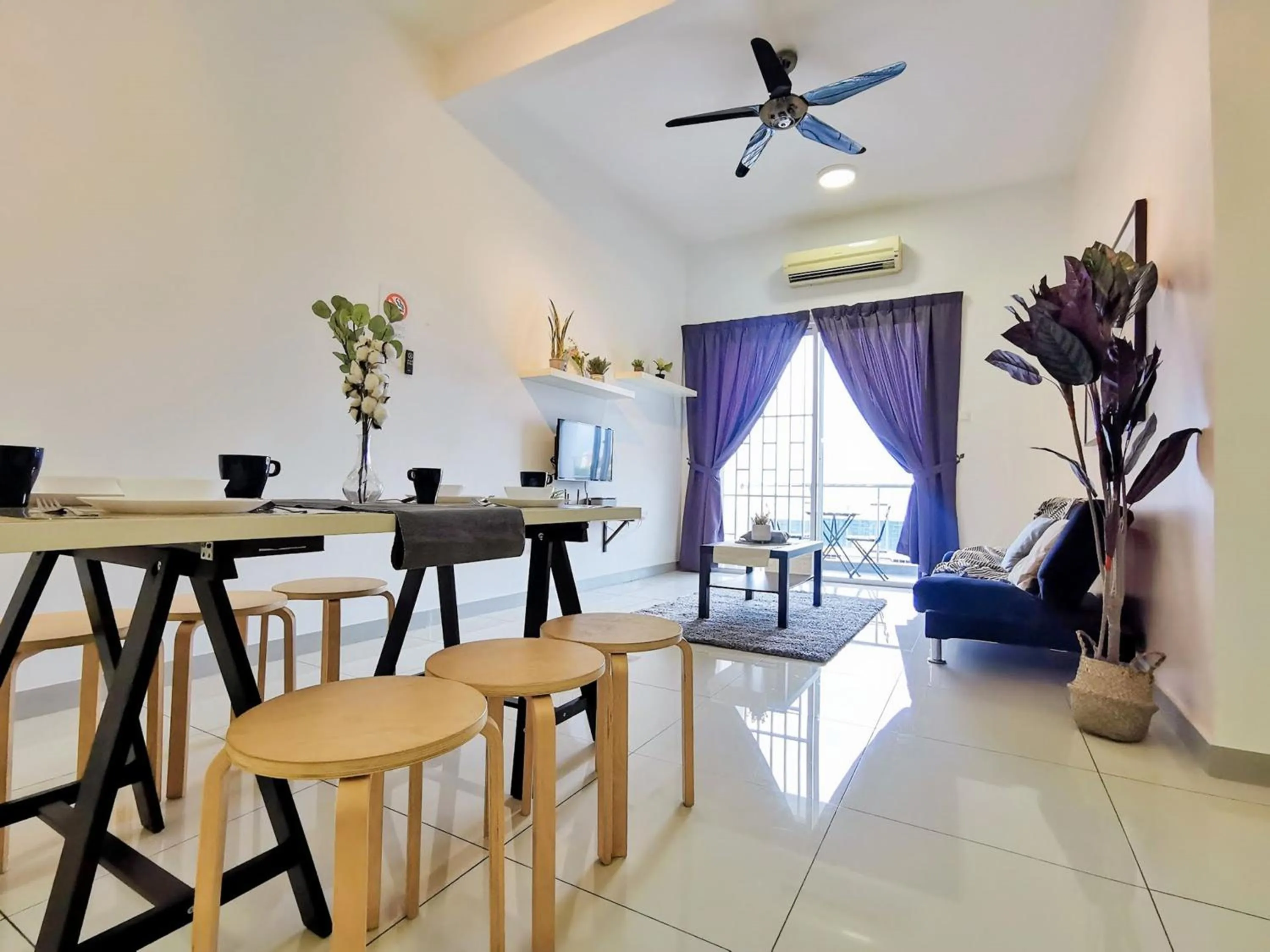 Living room in Skypod Residence Puchong