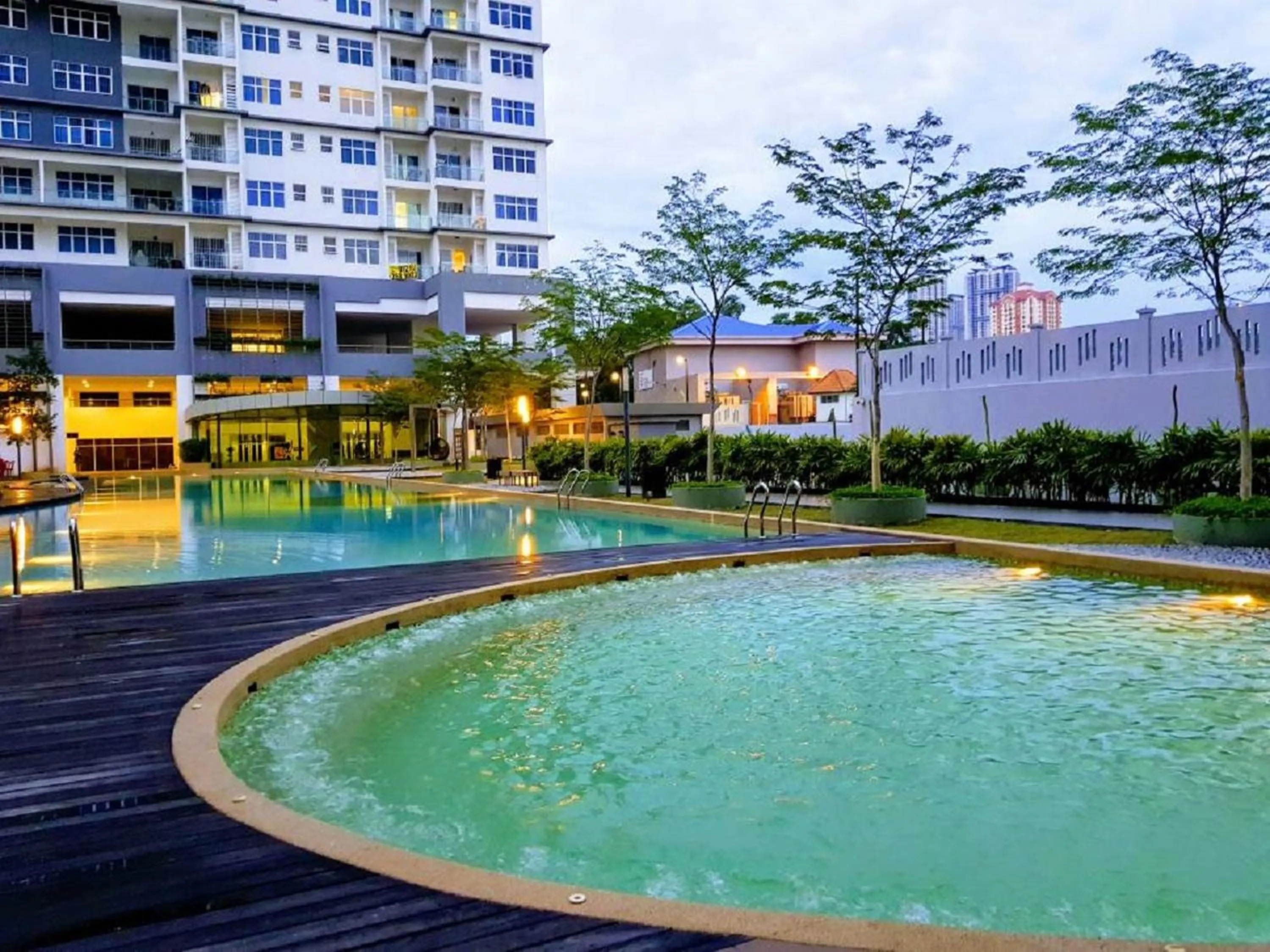 Swimming pool in Skypod Residence Puchong