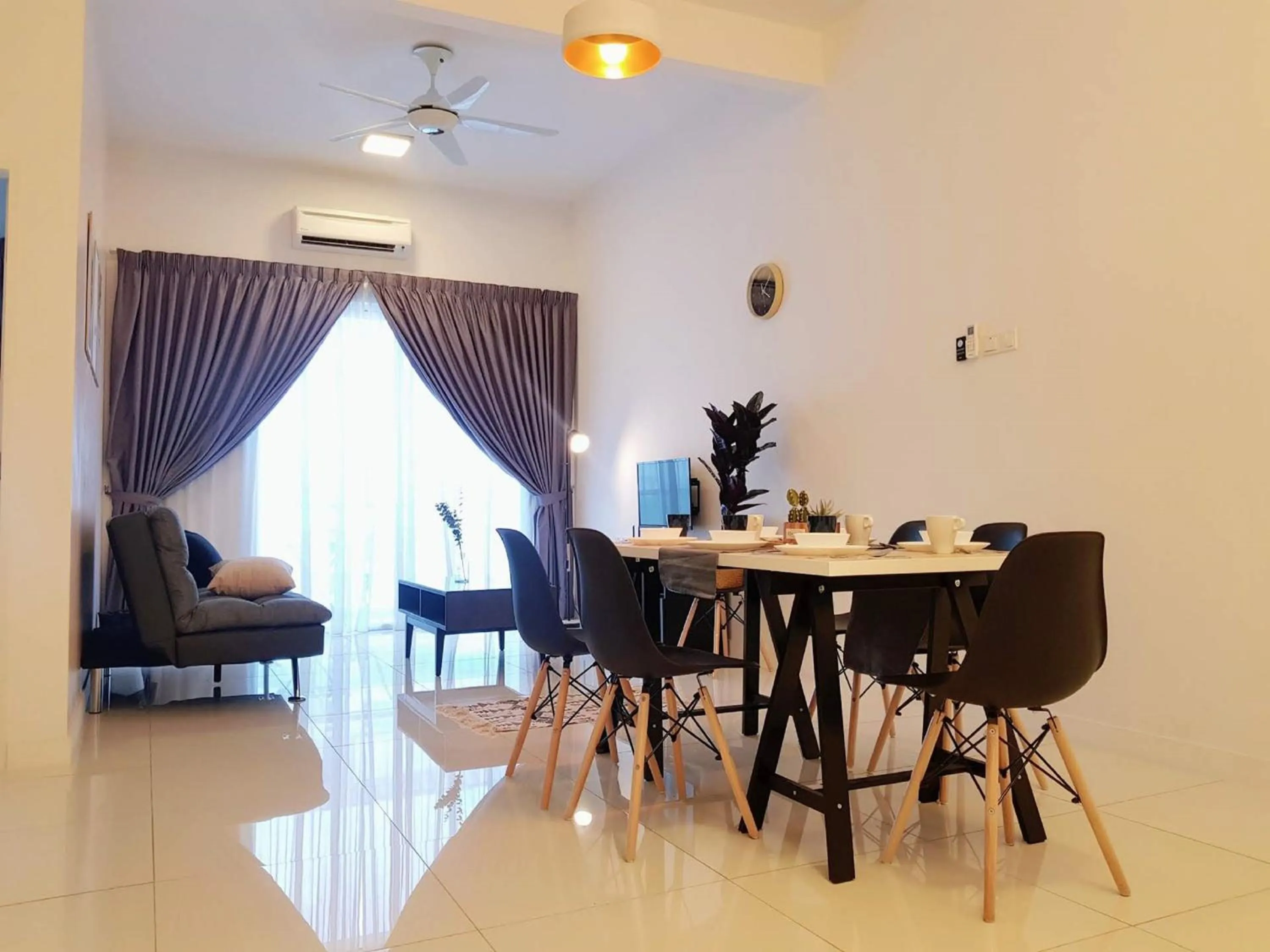 Living room in Skypod Residence Puchong