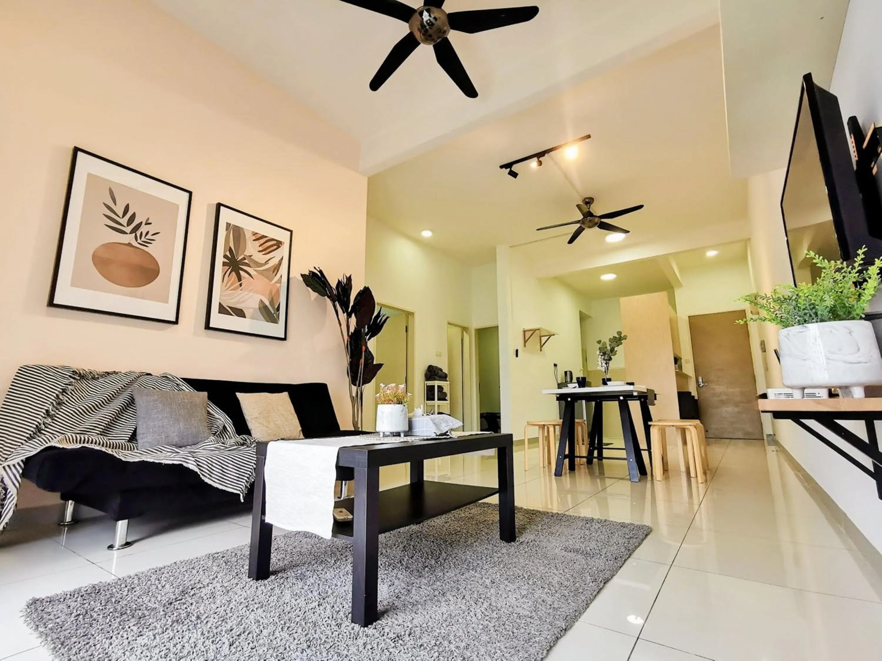 Living room in Skypod Residence Puchong