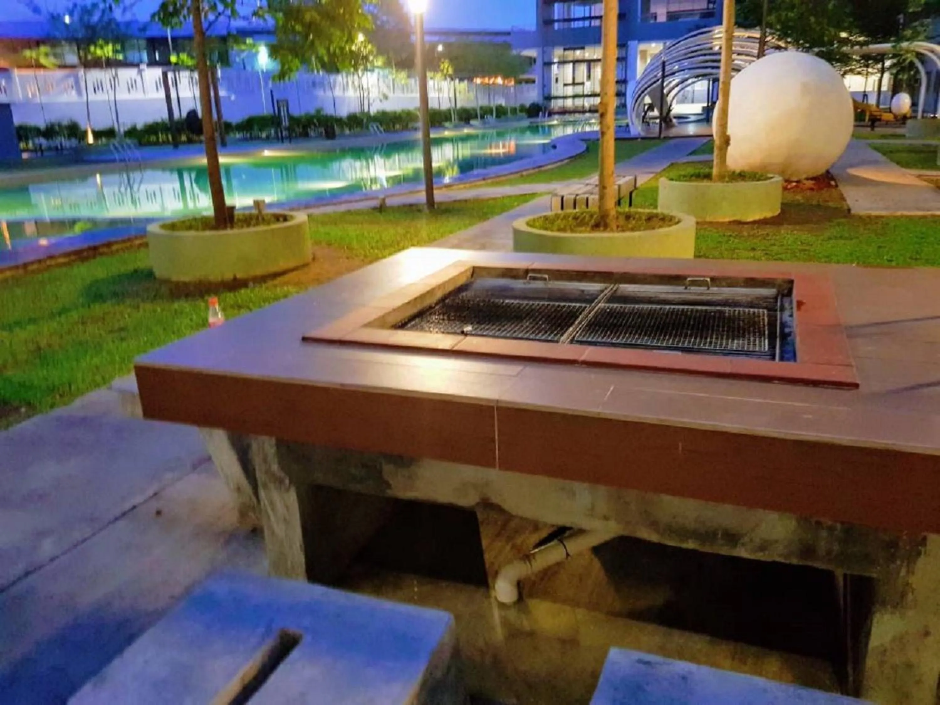 BBQ facilities in Skypod Residence Puchong
