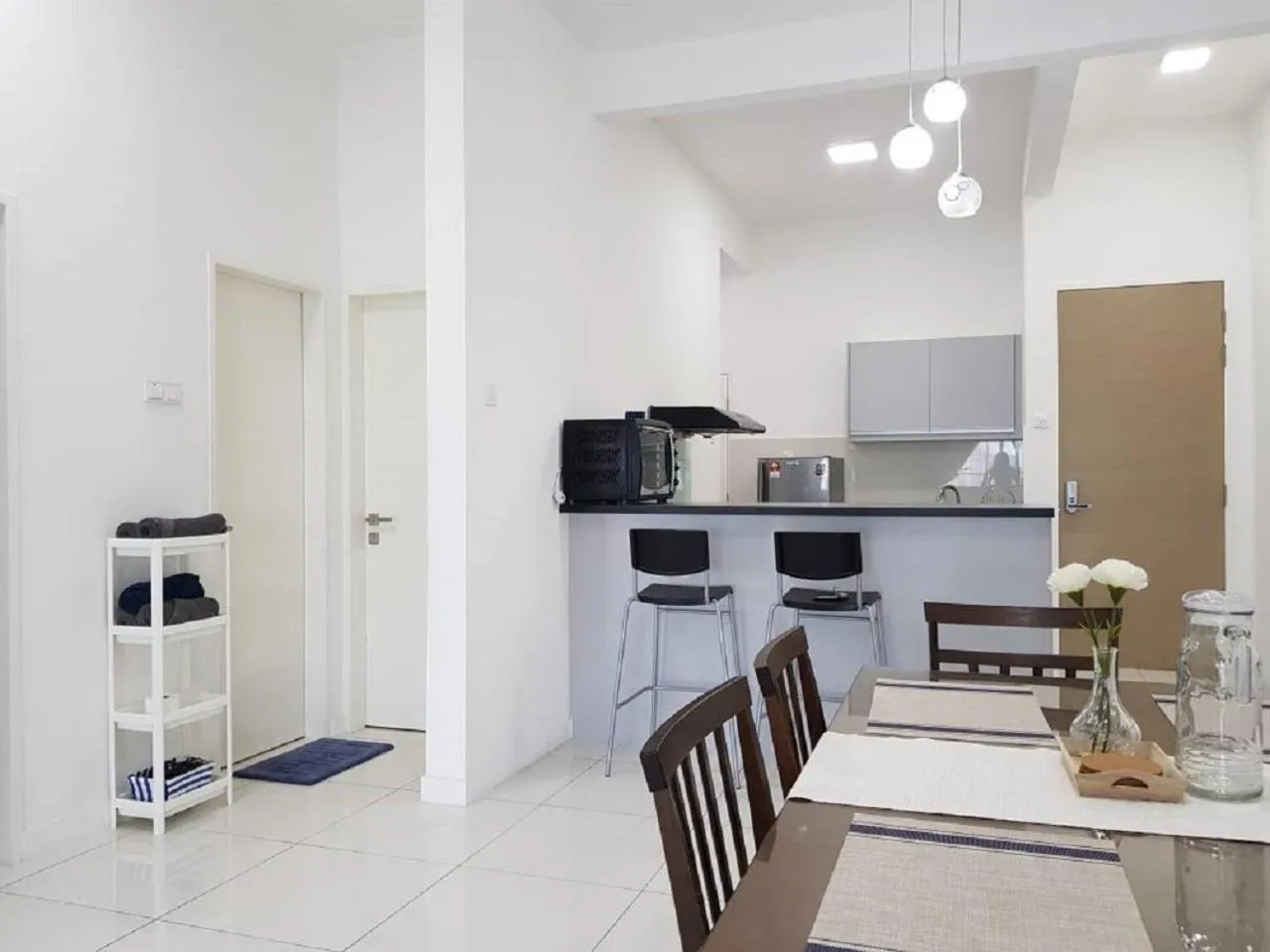 Kitchen or kitchenette in Skypod Residence Puchong