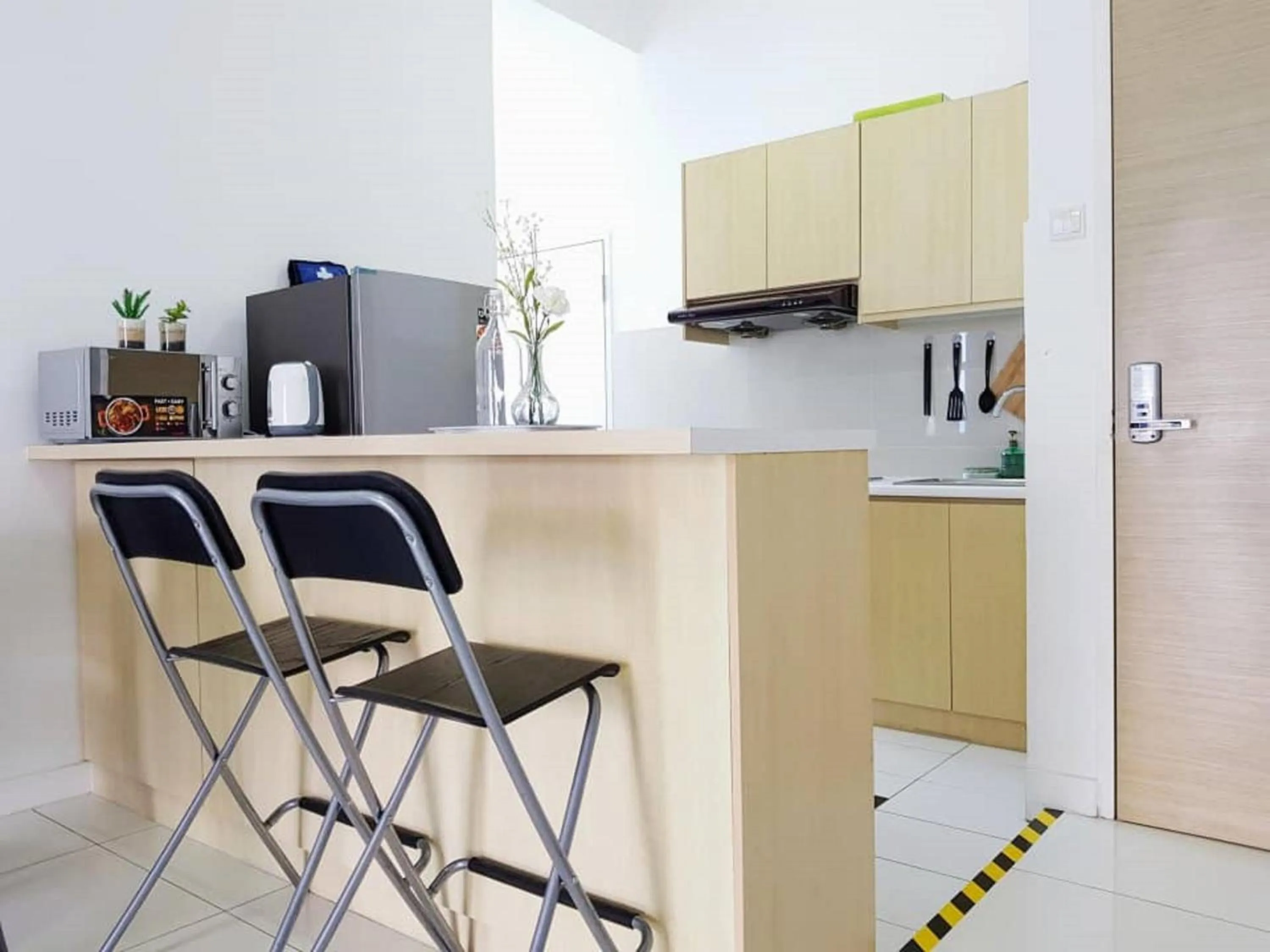 Kitchen or kitchenette in Skypod Residence Puchong
