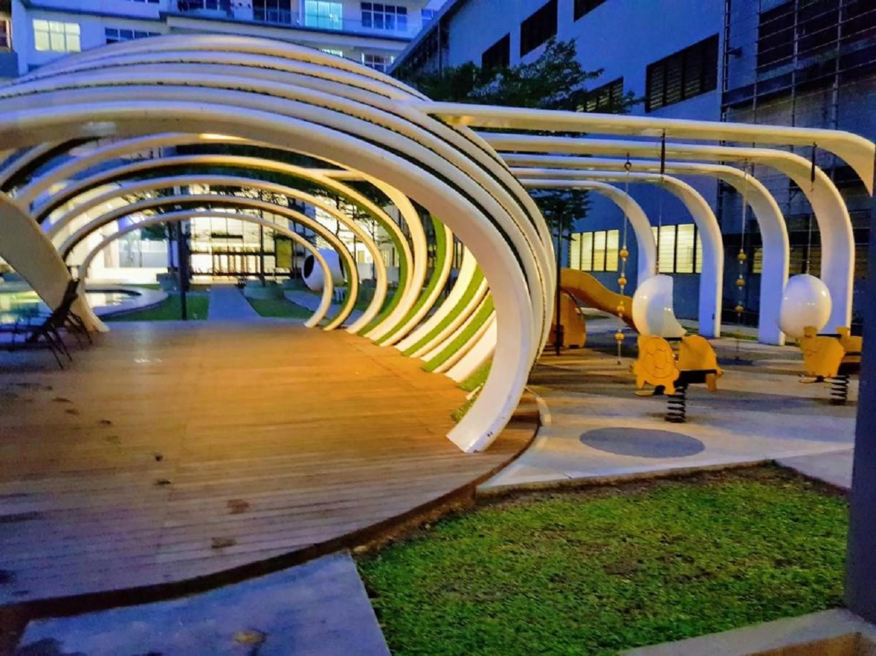 Garden in Skypod Residence Puchong