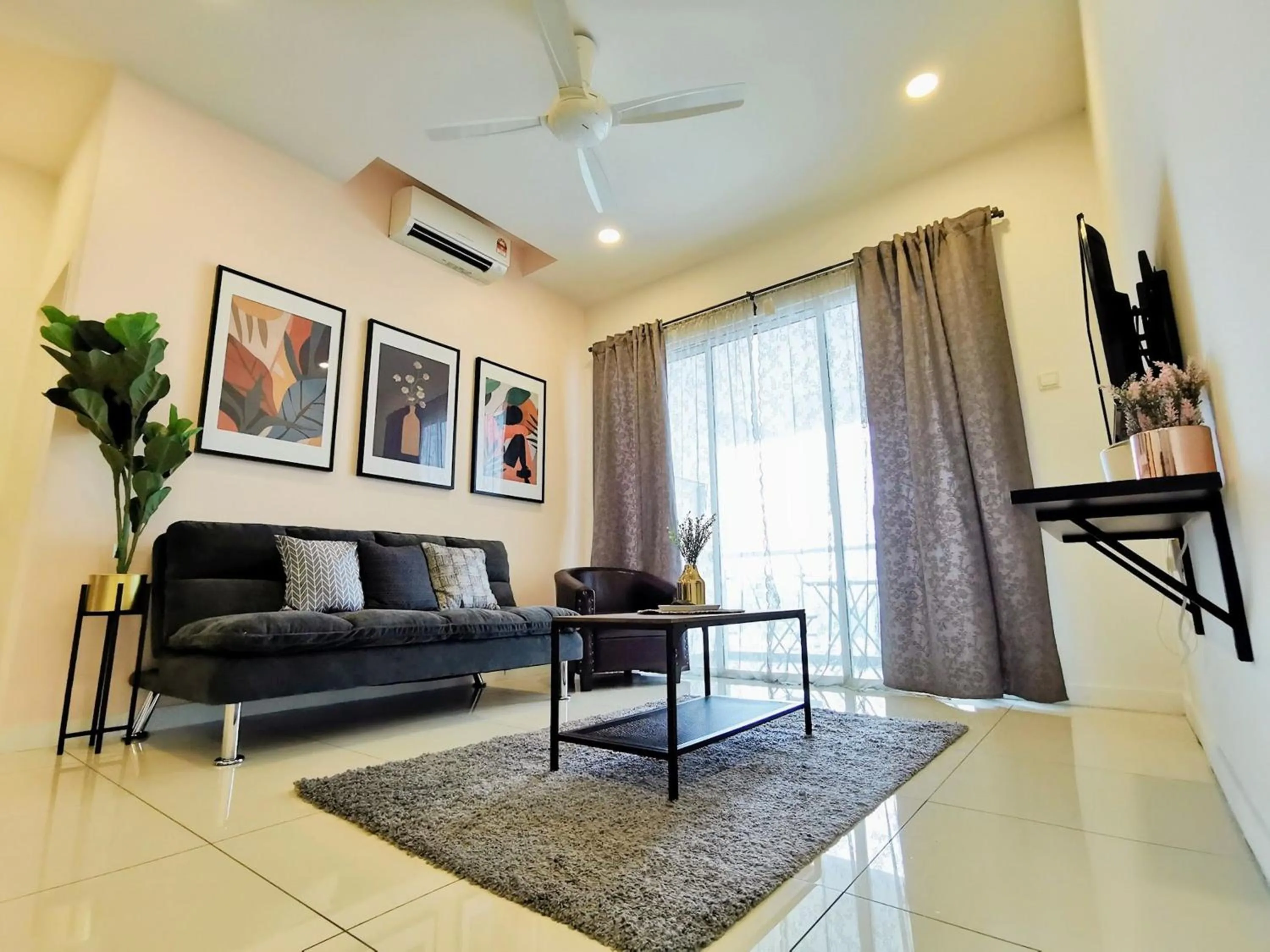 Living room in Skypod Residence Puchong