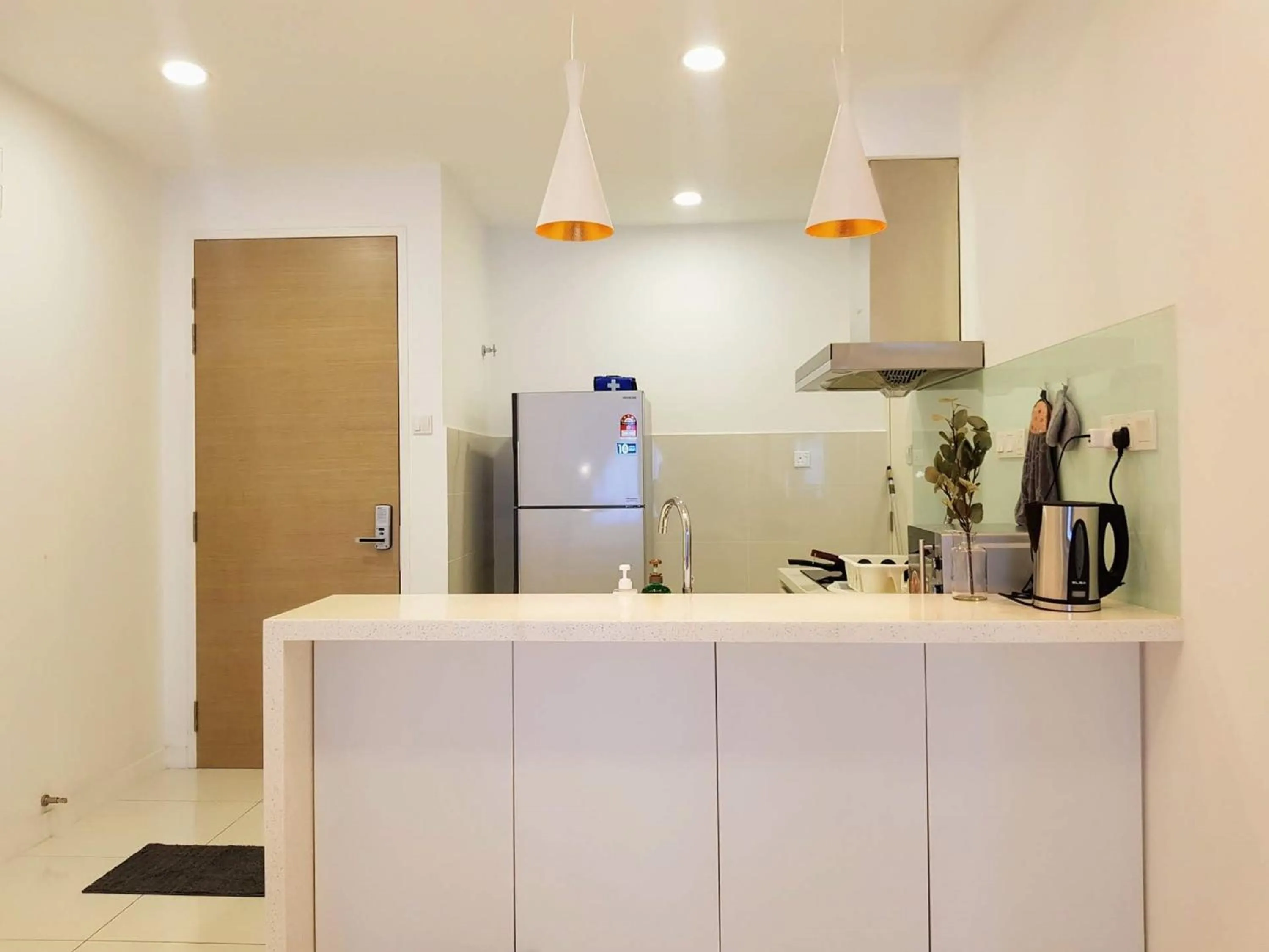 Kitchen or kitchenette in Skypod Residence Puchong