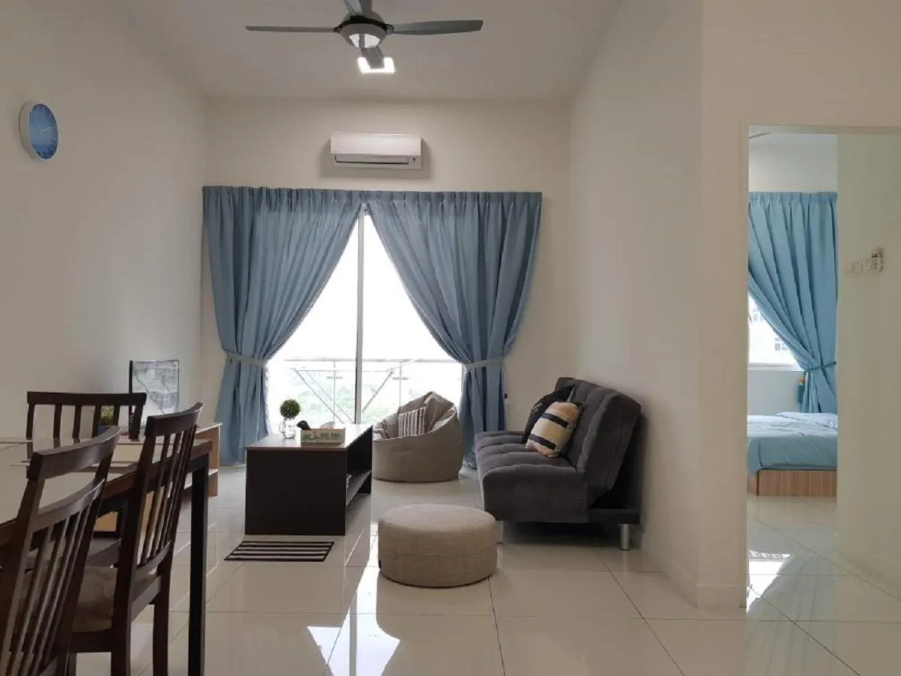 Living room in Skypod Residence Puchong