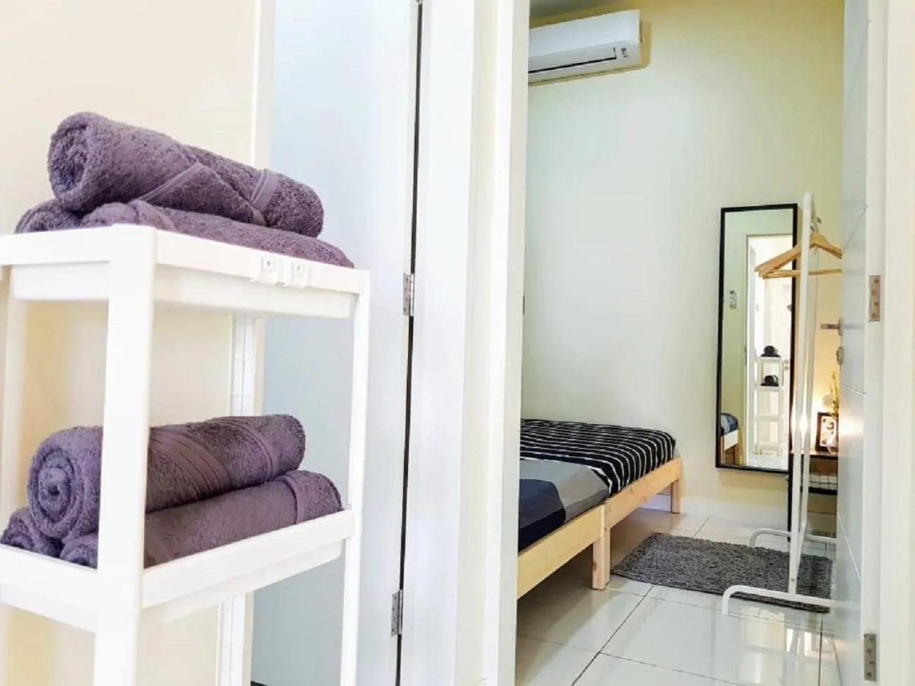 Bedroom, Bed in Skypod Residence Puchong