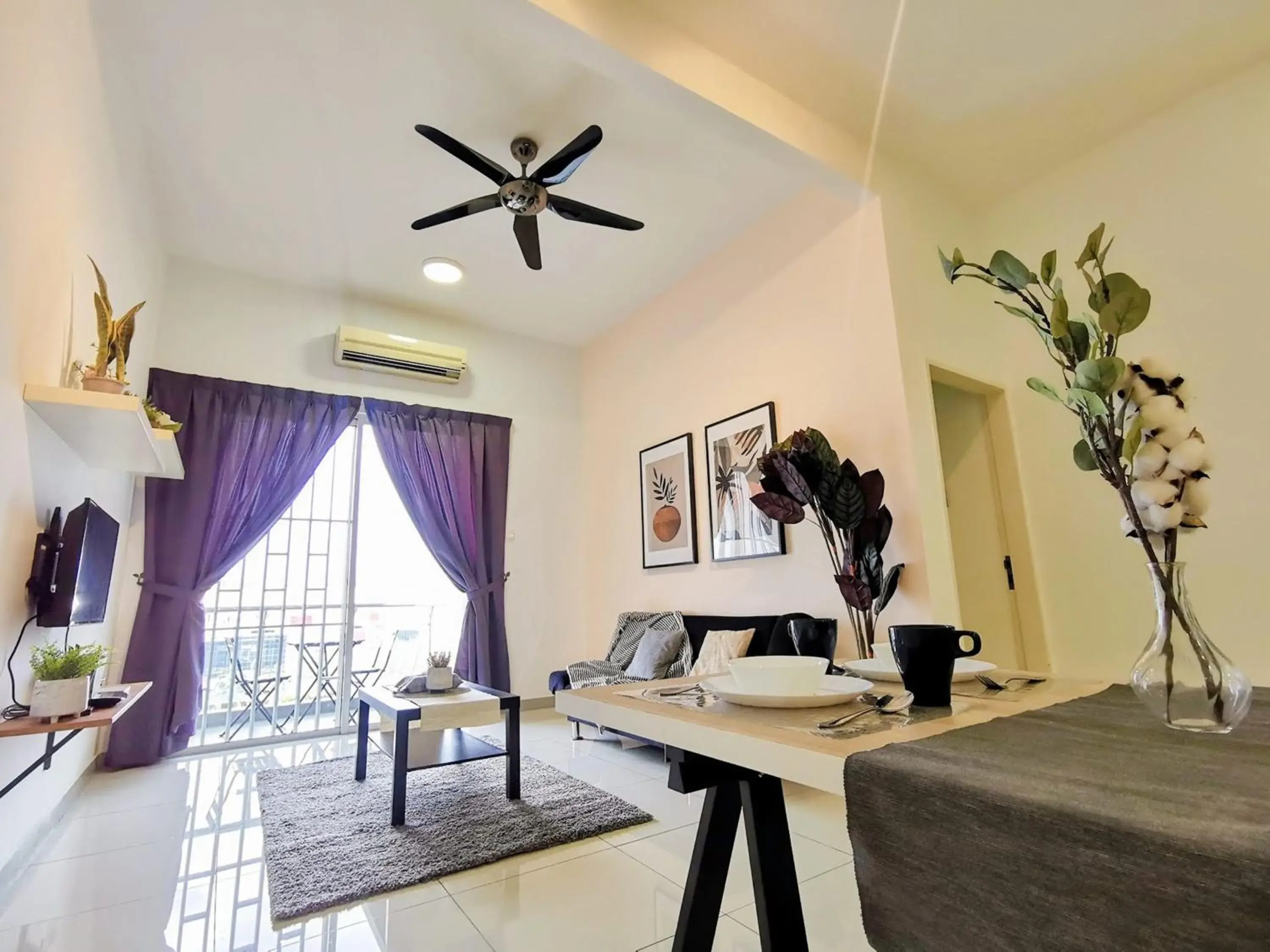 Living room in Skypod Residence Puchong Living room in Skypod Residence Puchong