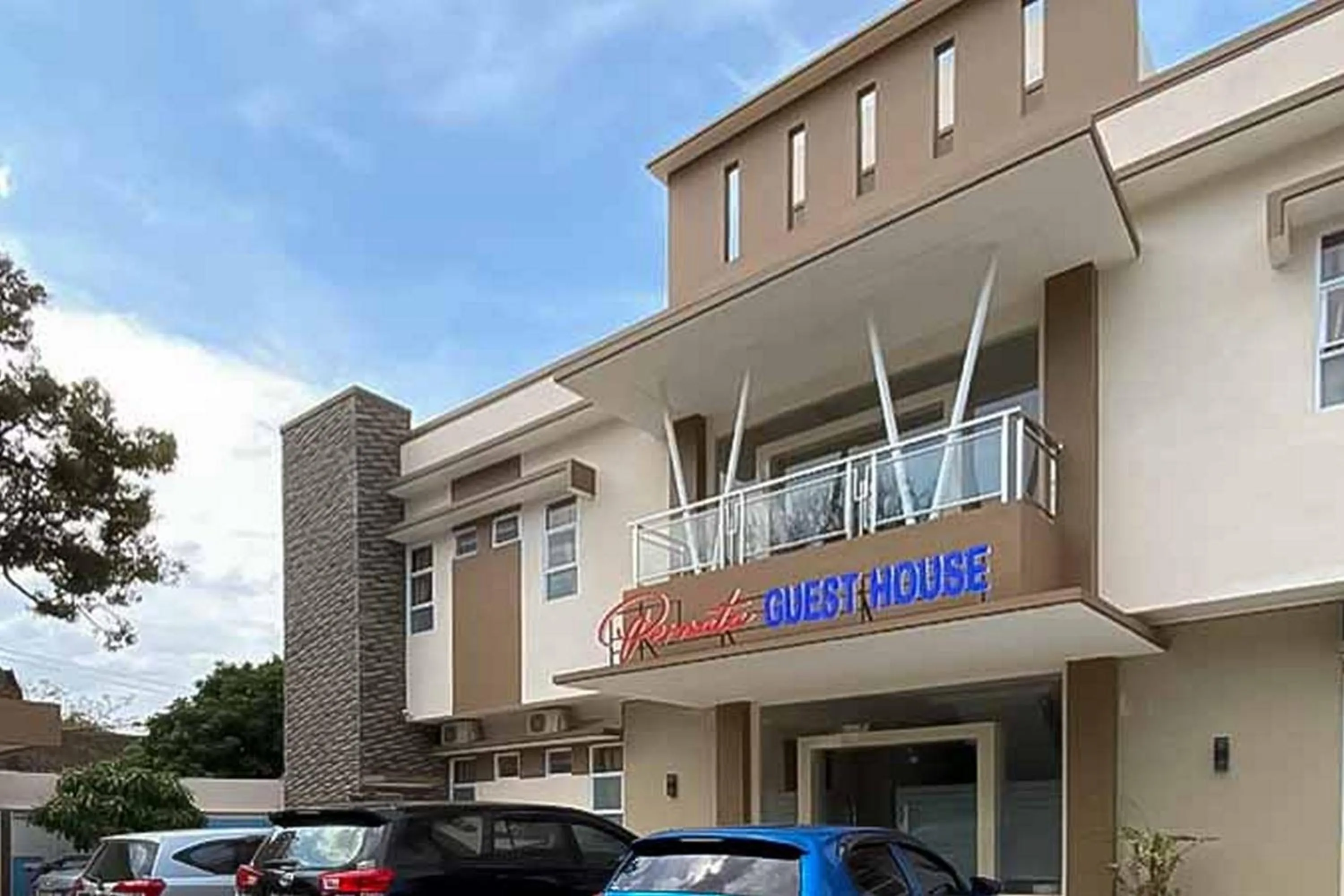 Property building in RedDoorz Plus at Permata Gueshouse Lampung