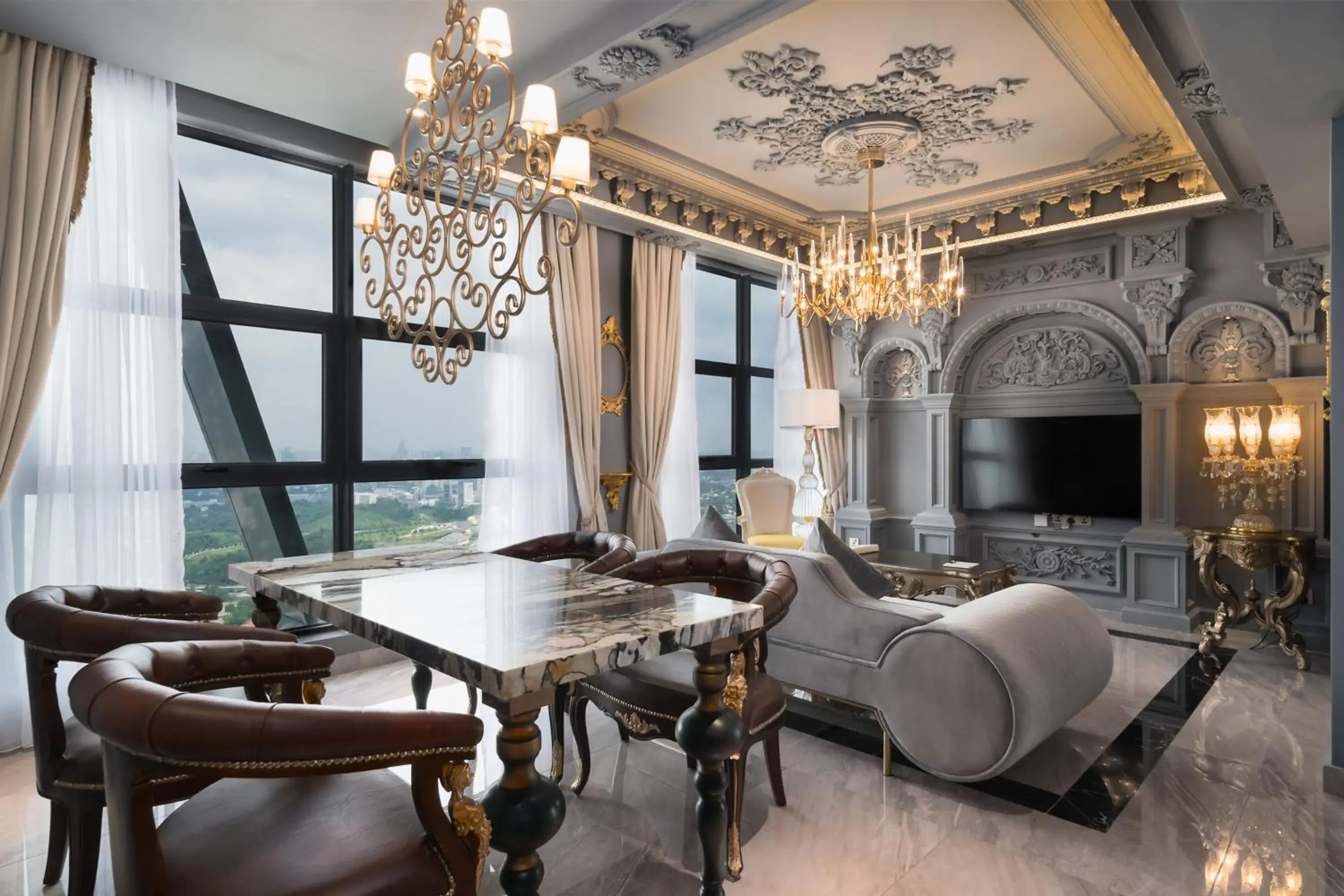 Living room, Bed in arte by Thomas Chan Living room, Bed in arte by Thomas Chan