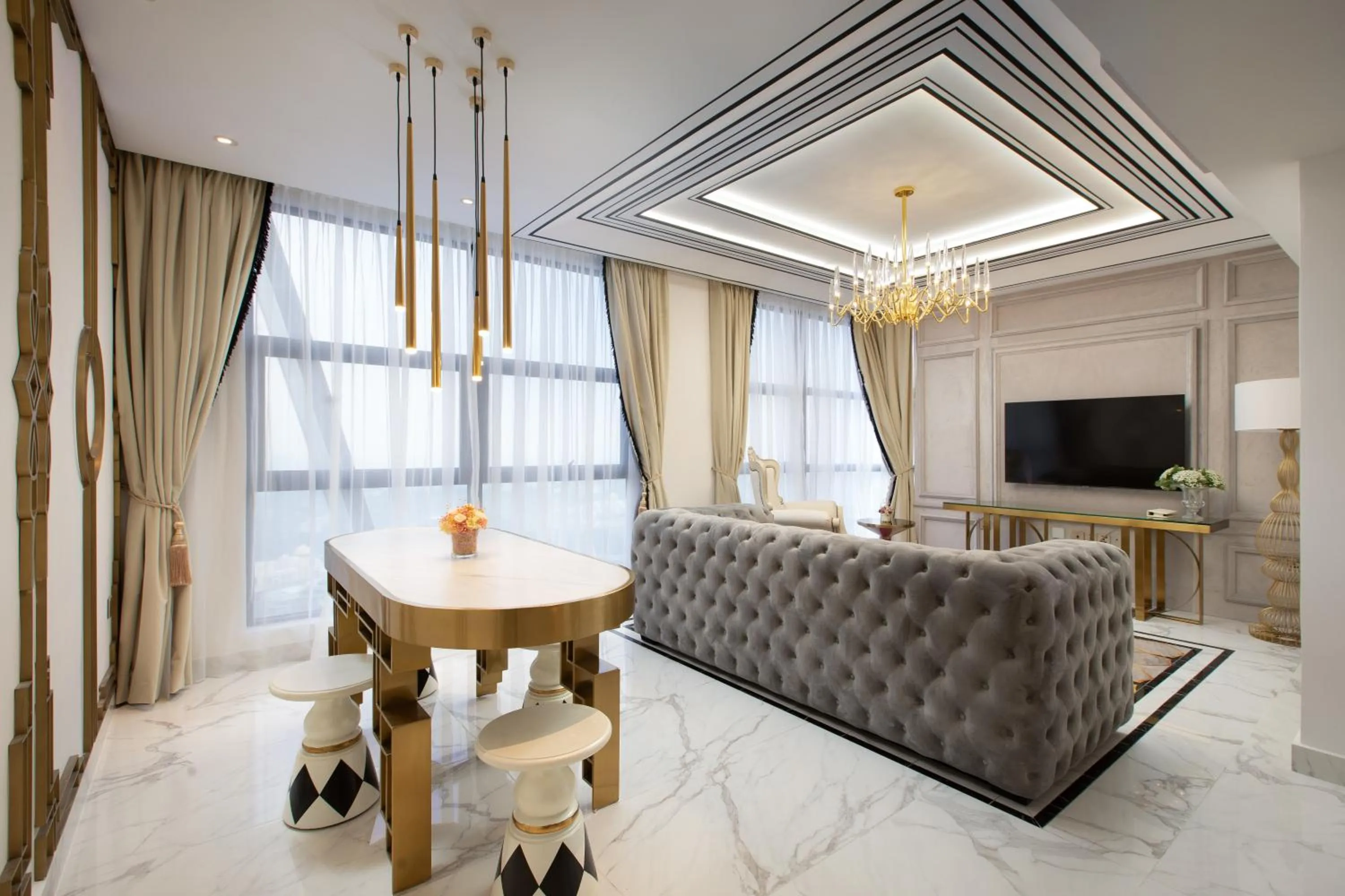 Living room in arte by Thomas Chan