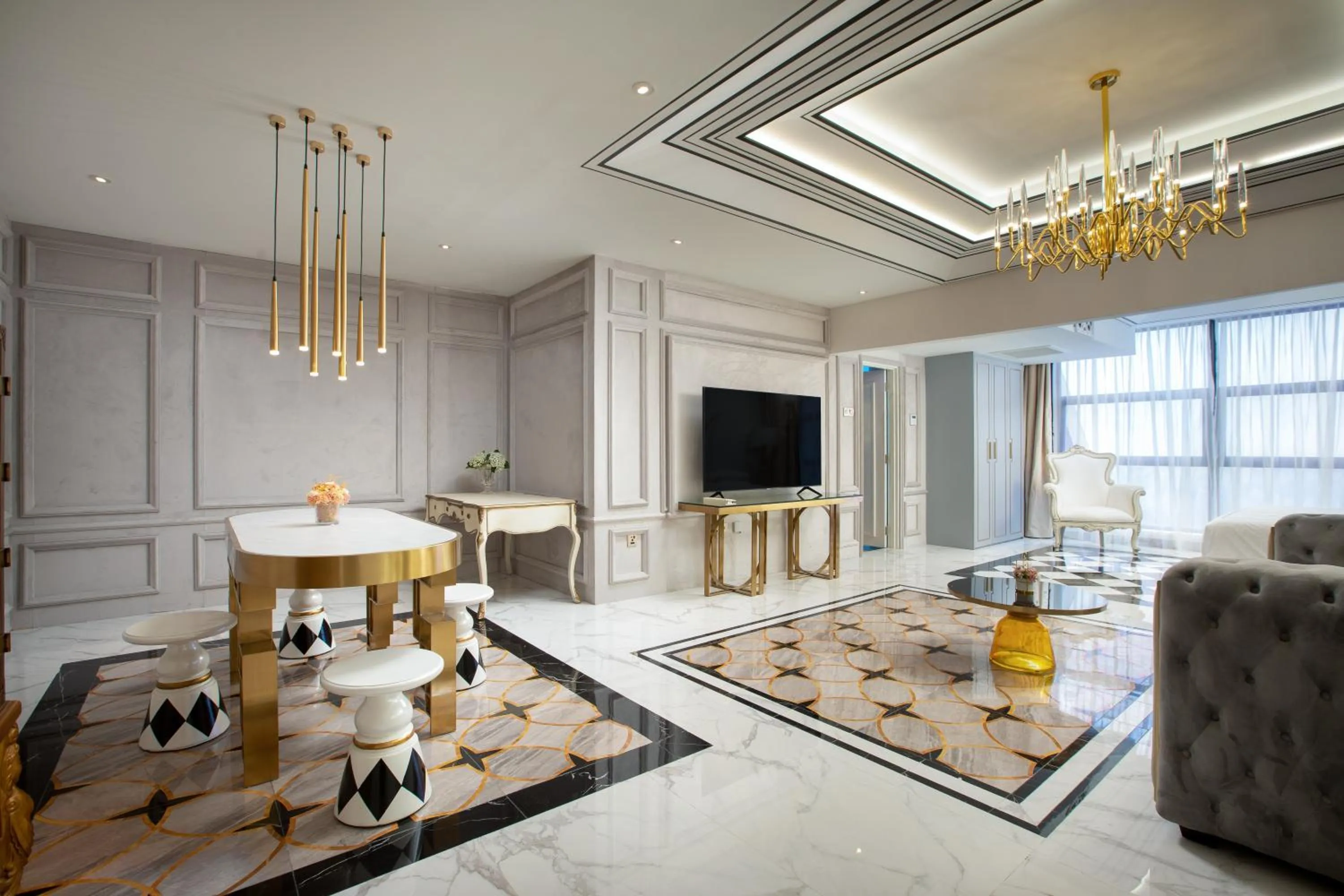 Living room in arte by Thomas Chan