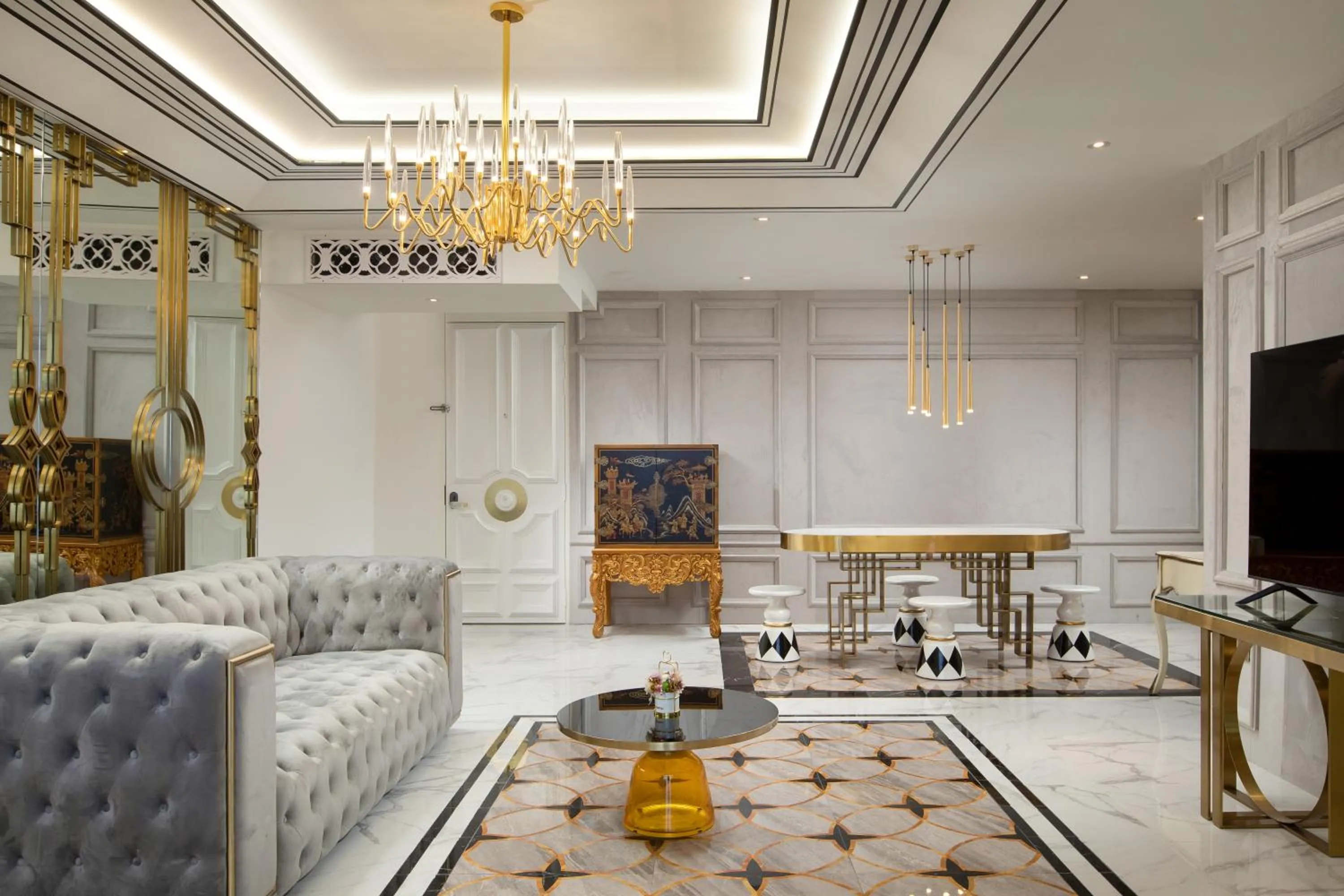 Living room in arte by Thomas Chan