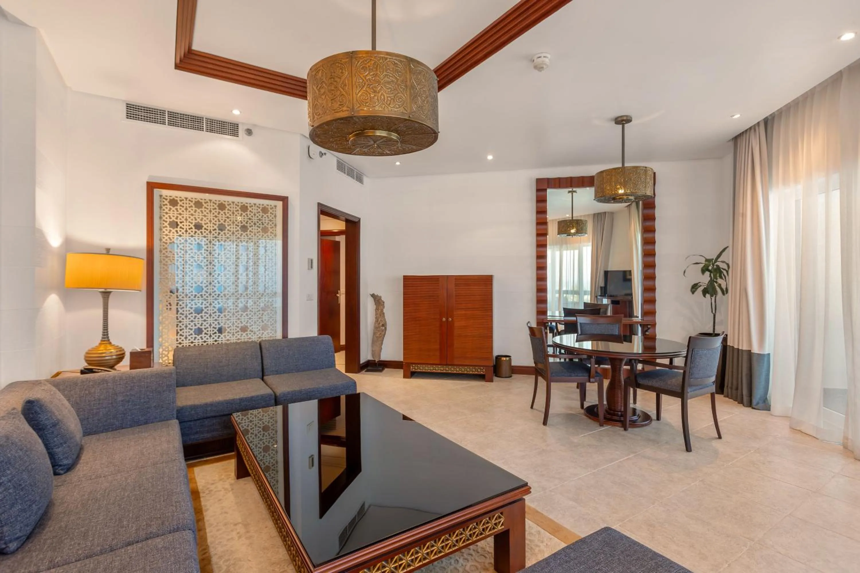 Living room in Ajman Hotel & Villas by Blazon Hotels