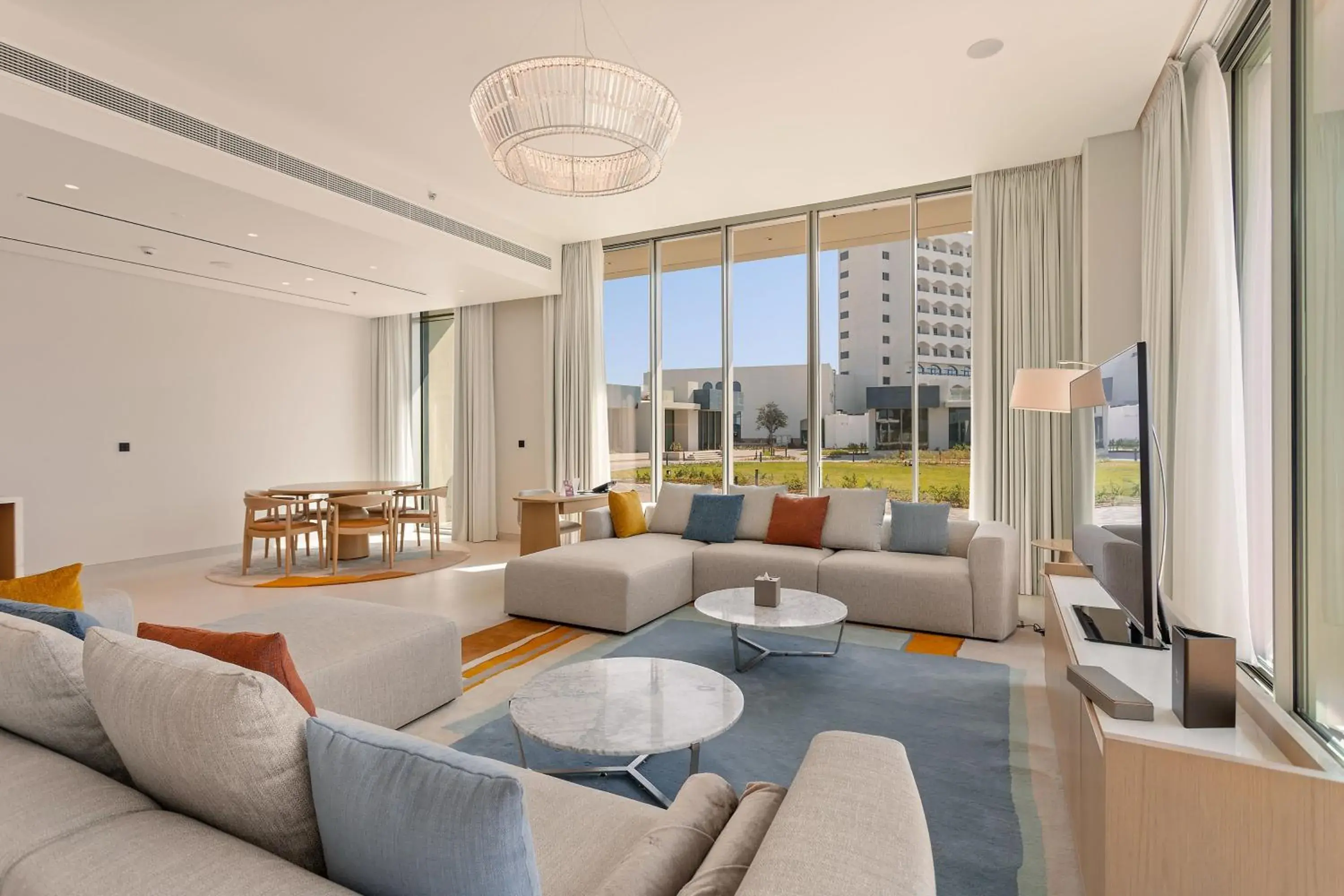 Living room in Ajman Hotel & Villas by Blazon Hotels Living room in Ajman Hotel & Villas by Blazon Hotels