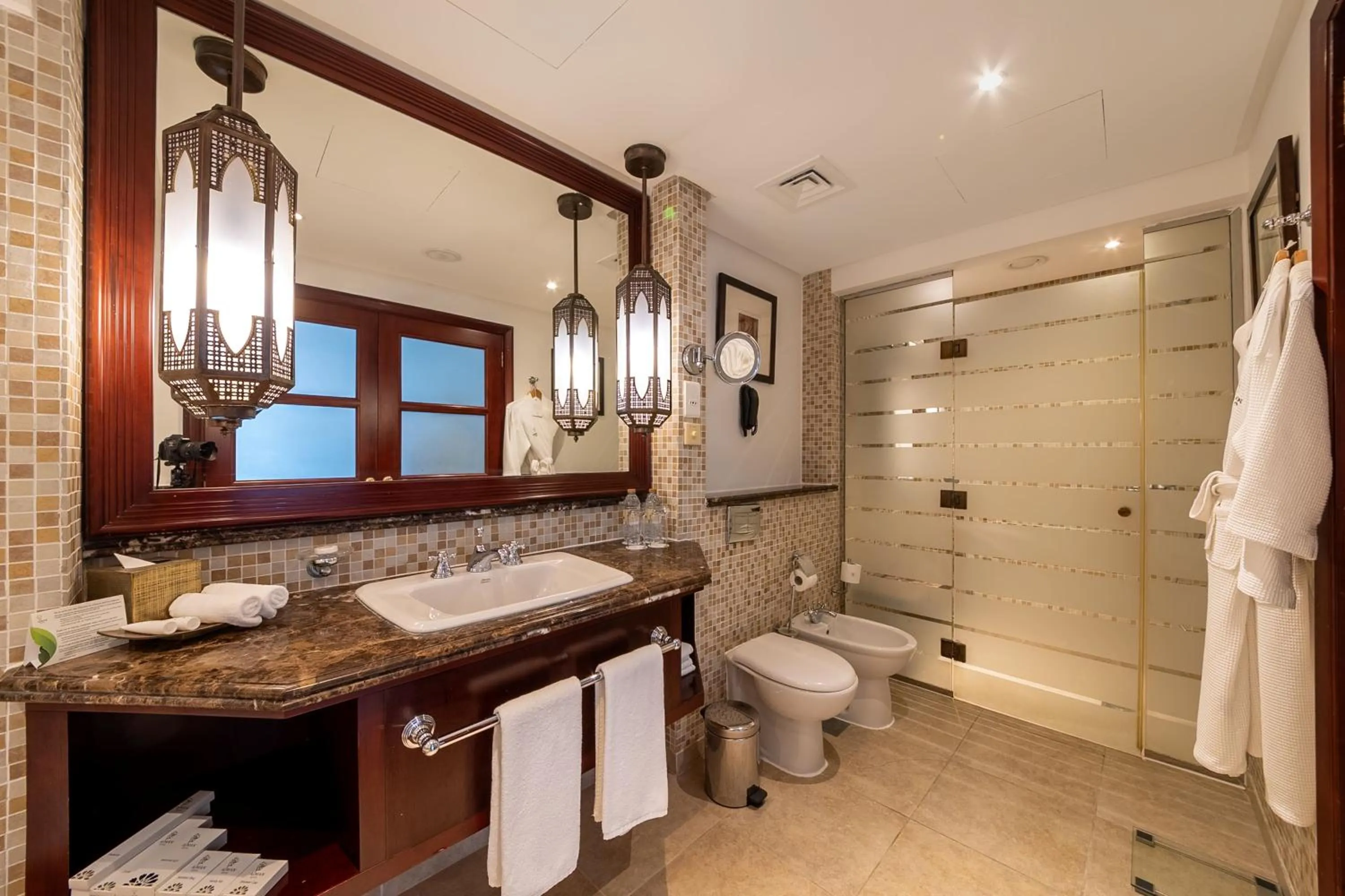 Toilet in Ajman Hotel & Villas by Blazon Hotels