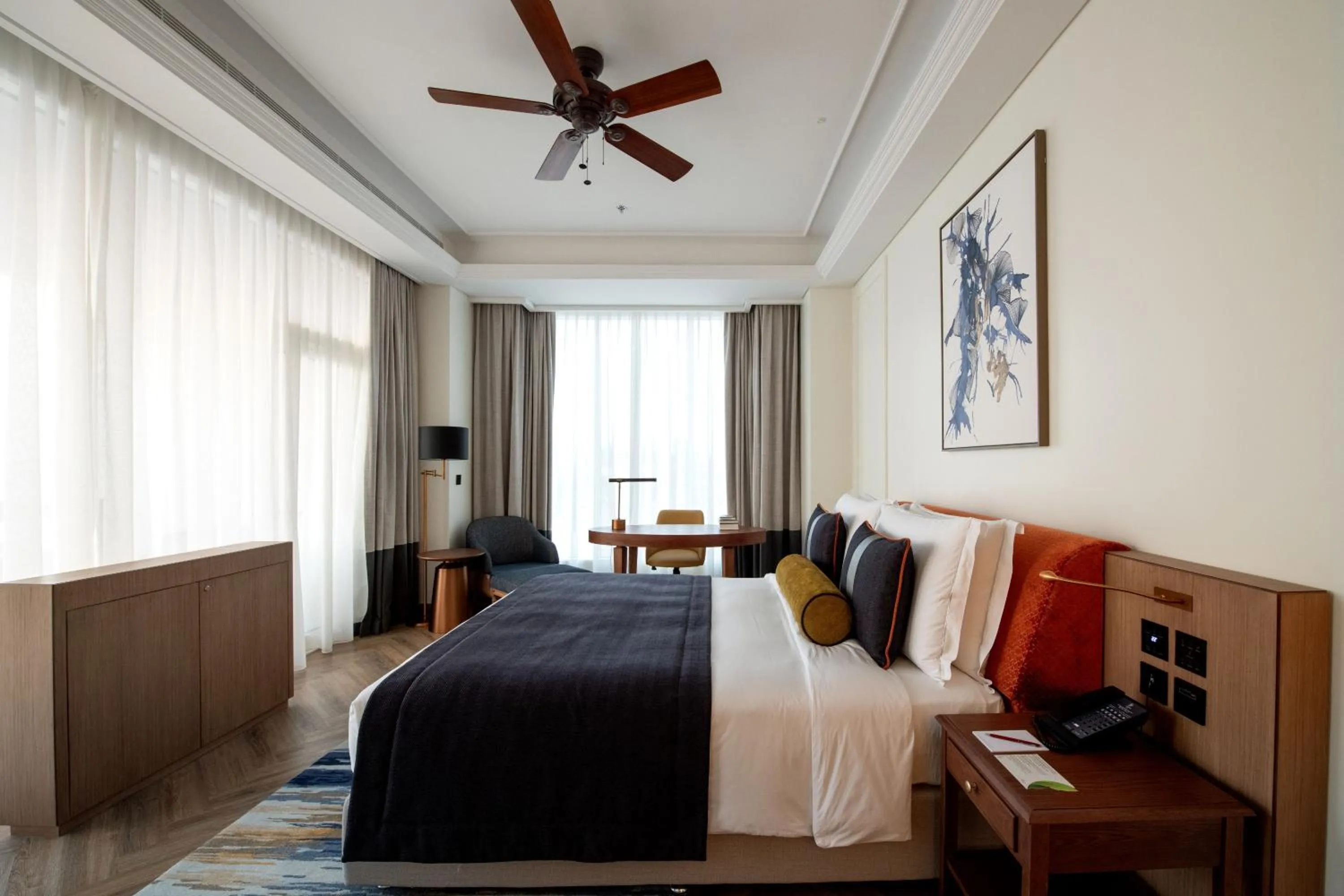 Bed in Ajman Hotel & Villas by Blazon Hotels