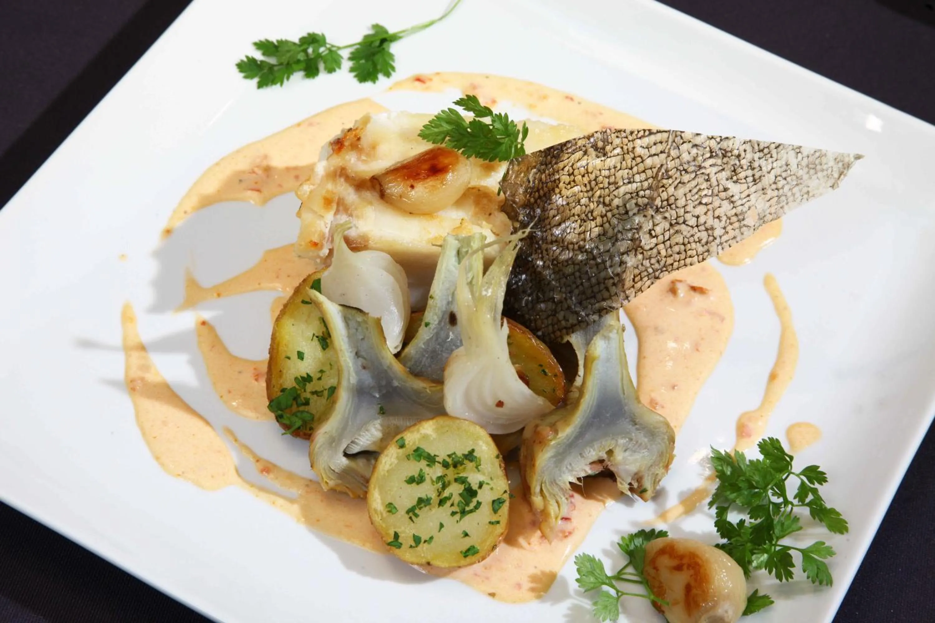 Food close-up in Hotel Le Relais des Champs