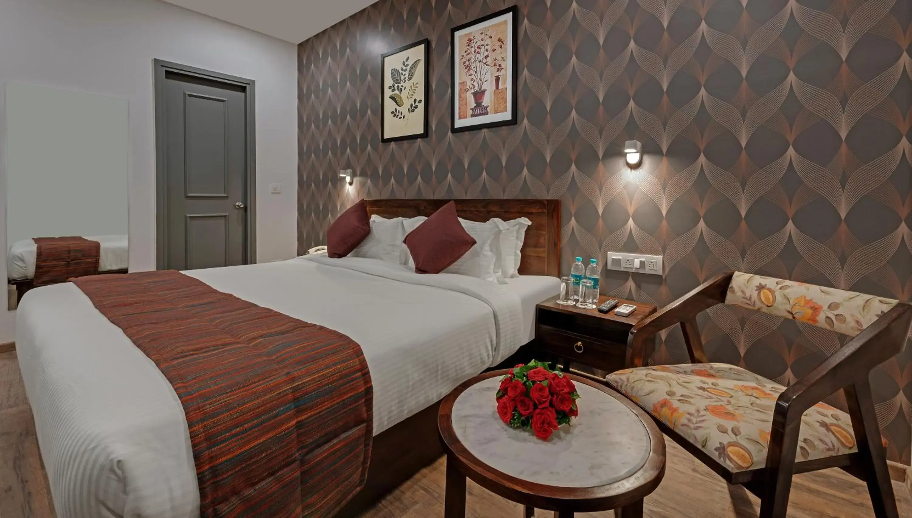 Bed in Click Hotel Jaipur, Raja Park Bed in Click Hotel Jaipur, Raja Park