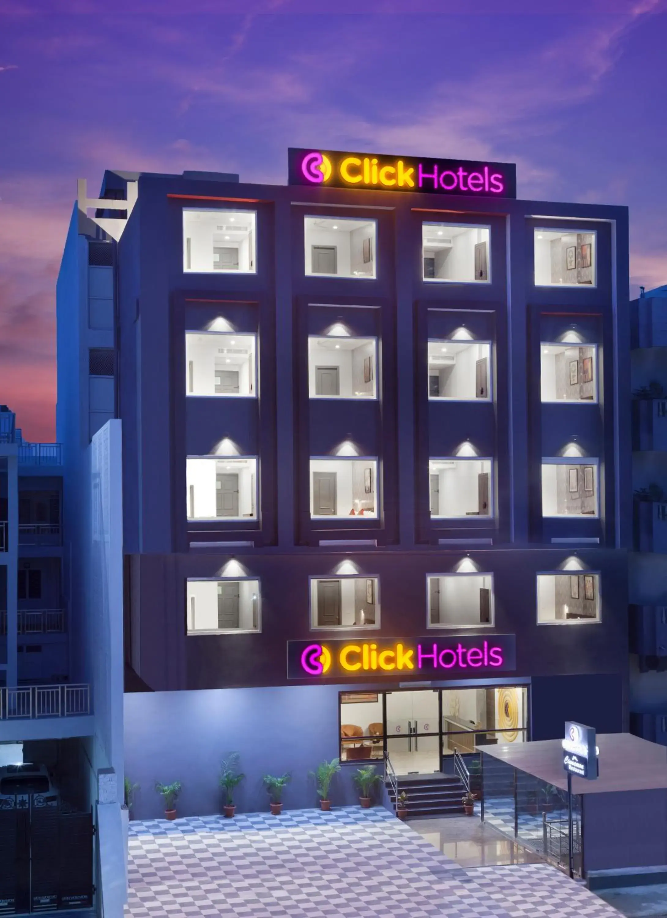 Facade/entrance in Click Hotel Jaipur, Raja Park Facade/entrance in Click Hotel Jaipur, Raja Park