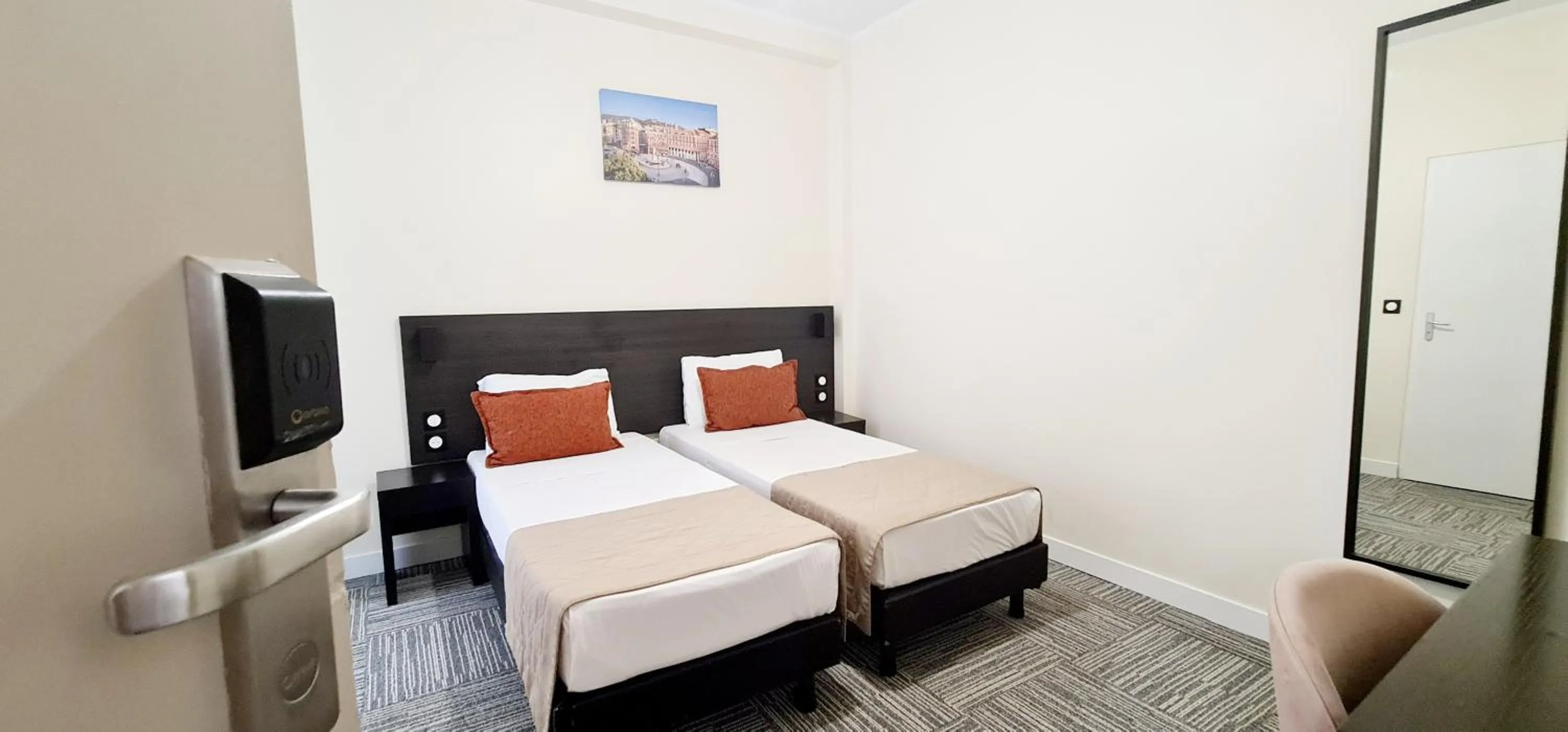 Bed in Evelia Hotels