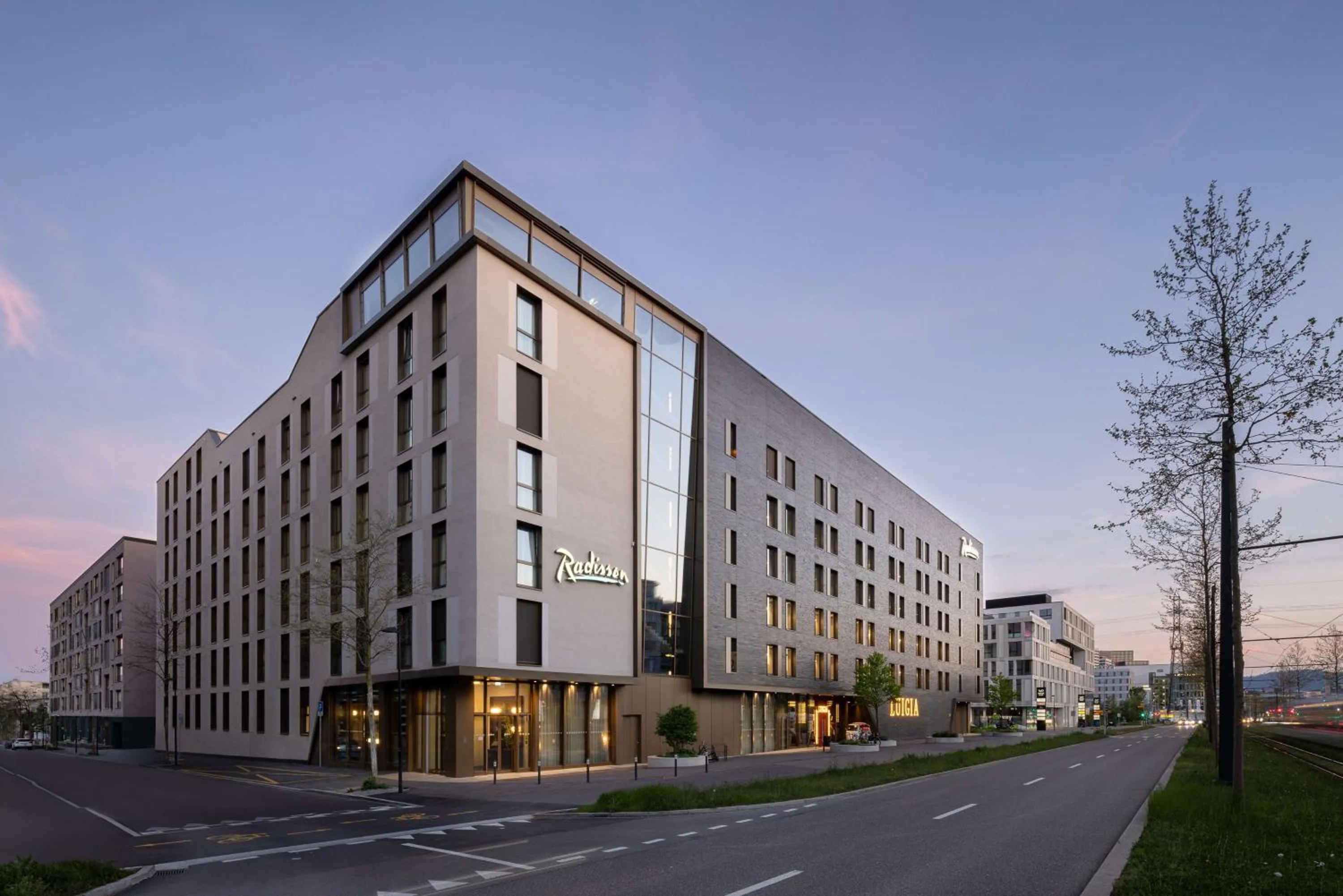 Property building in Radisson Hotel & Suites Zurich