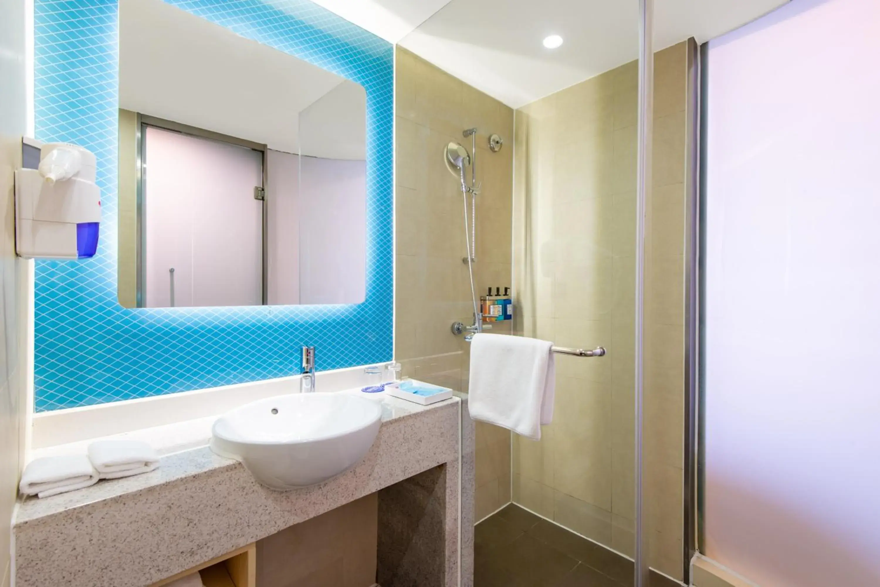 Bathroom in Holiday Inn Express Shanghai Putuo by IHG Bathroom in Holiday Inn Express Shanghai Putuo by IHG