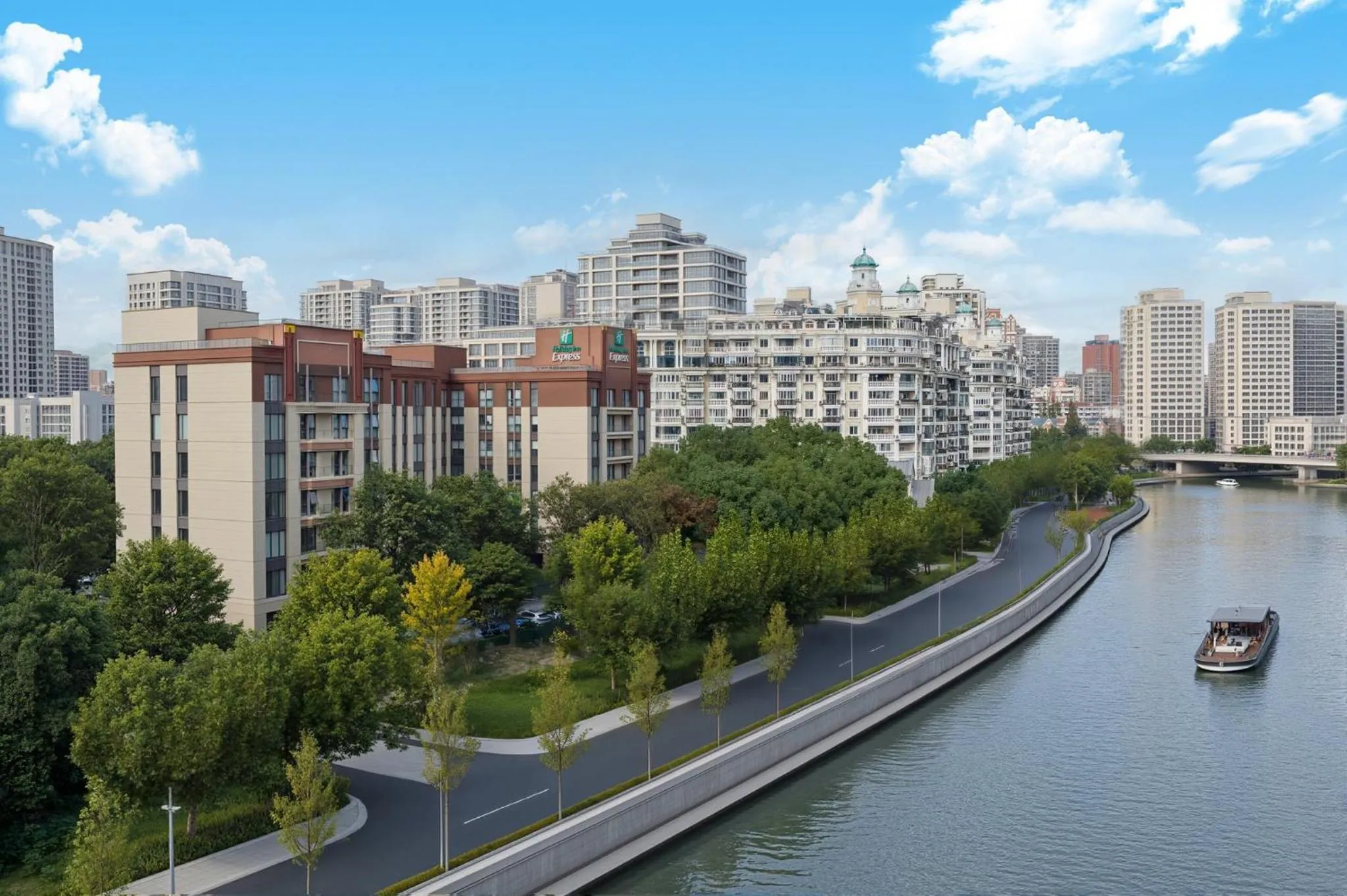 Property building in Holiday Inn Express Shanghai Putuo by IHG