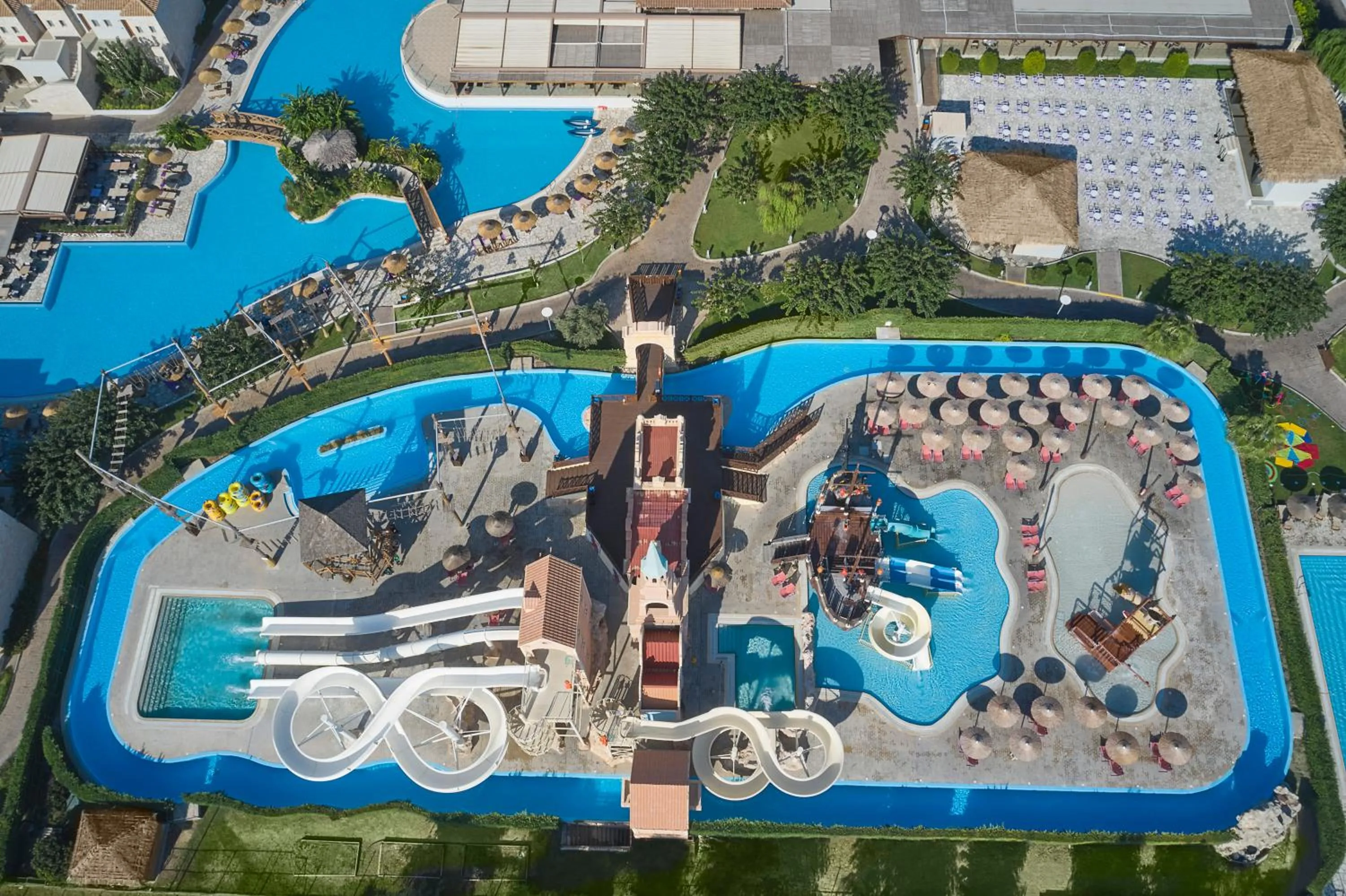 Aqua park in Atlantica Holiday Village Rhodes