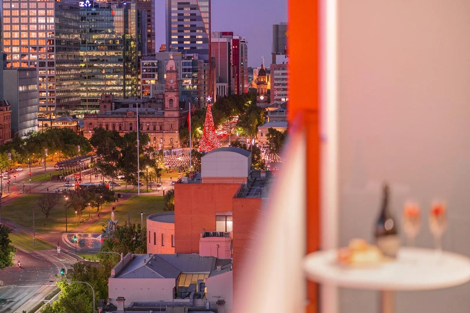 City view in Toms Court Hotel