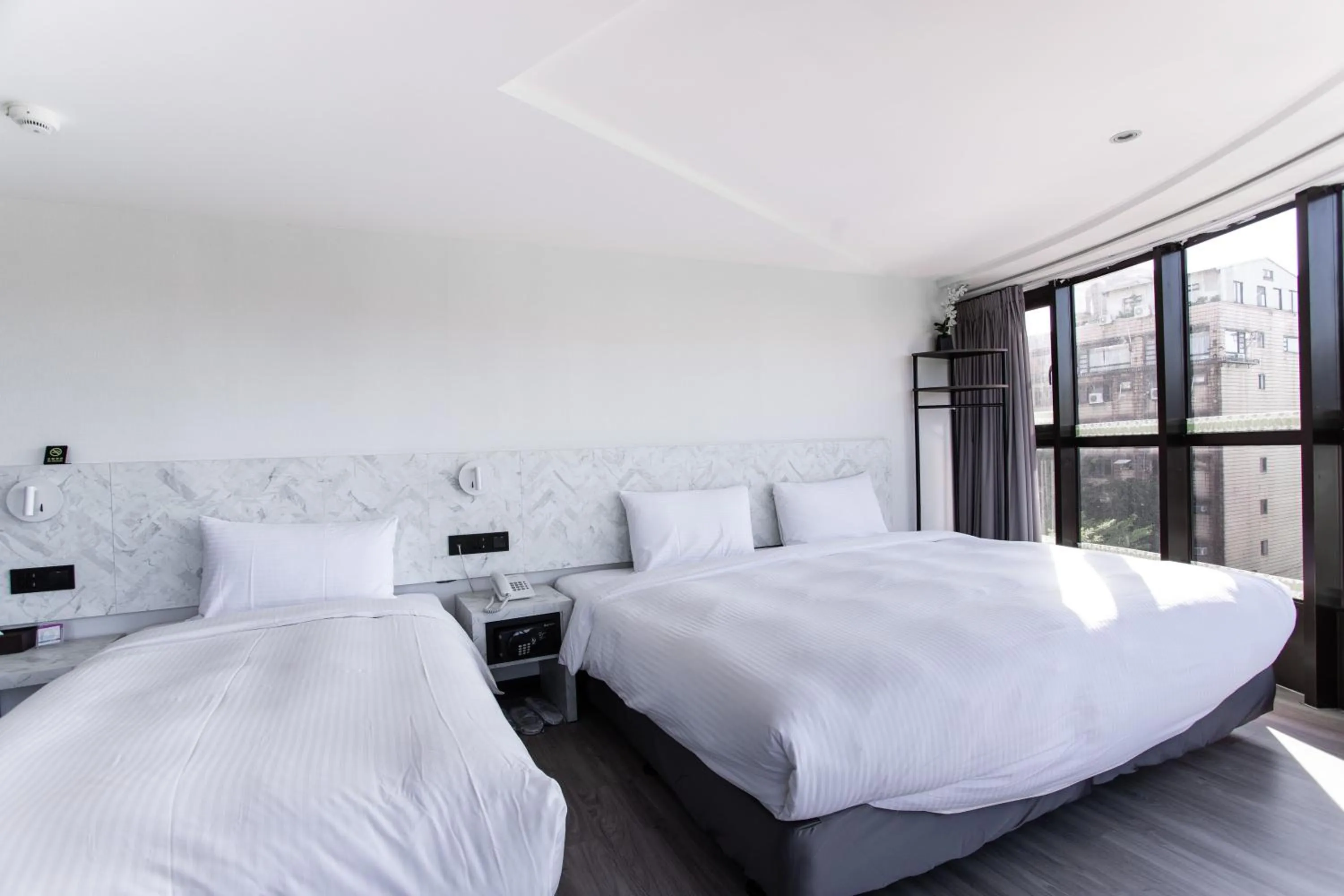 Bed in Hub Hotel - Songshan Airport Branch