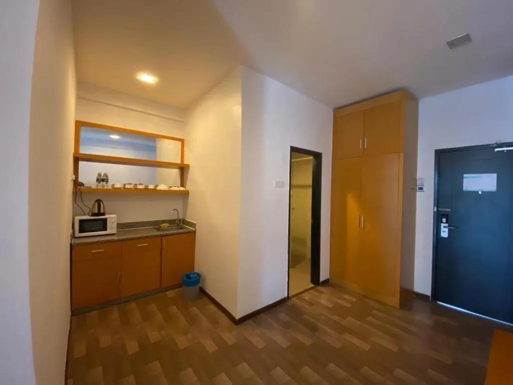 Kitchen or kitchenette in Hills Aranda Nova Hotel