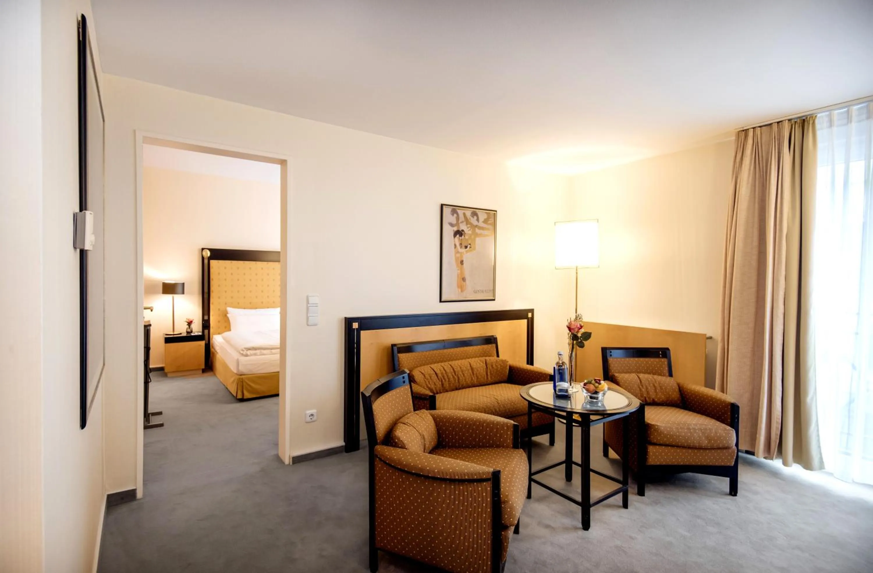 Living room, Bed in Dorint Charlottenhof Halle (Saale)