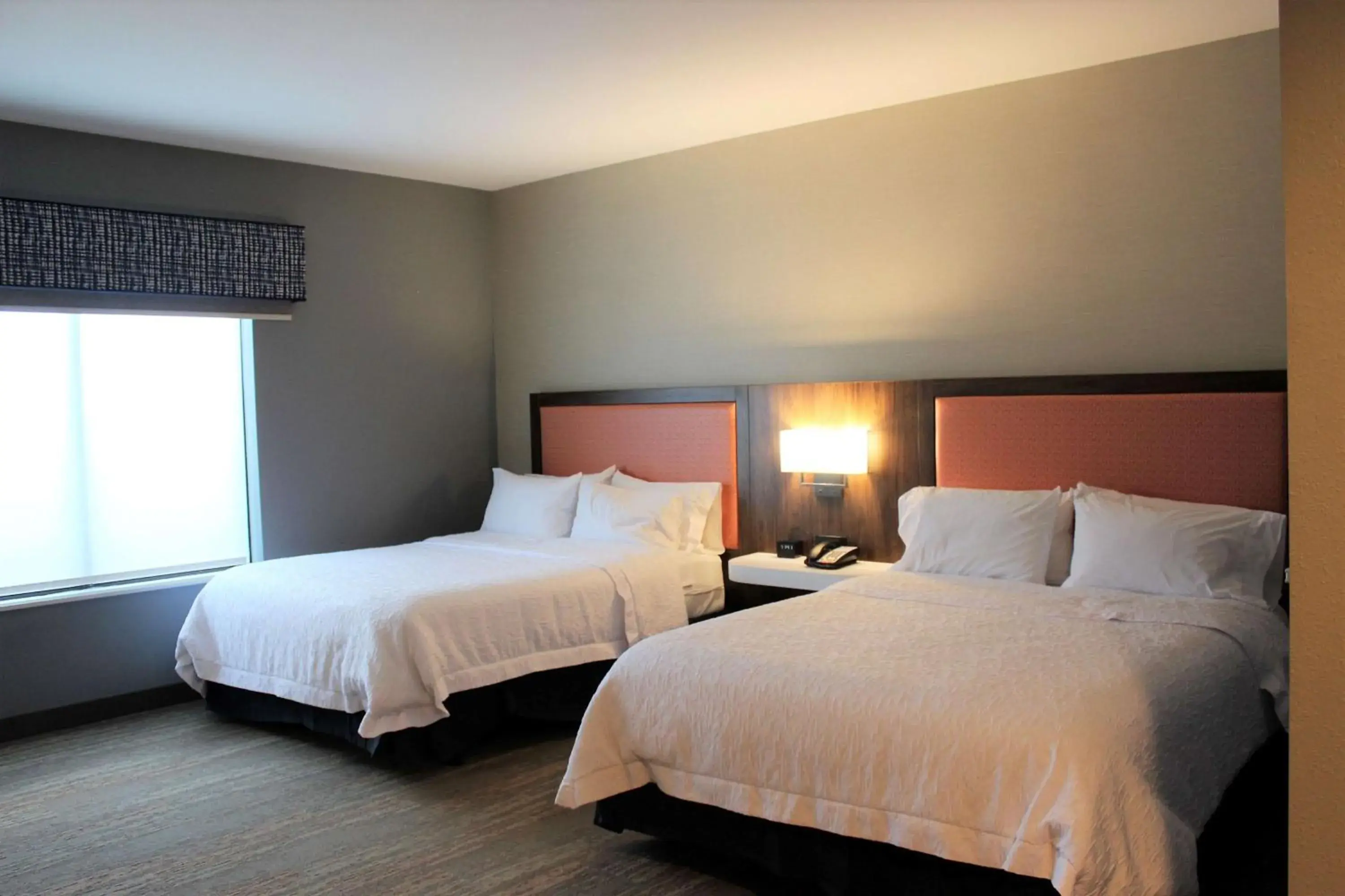 Bed in Hampton Inn Lexington Bed in Hampton Inn Lexington