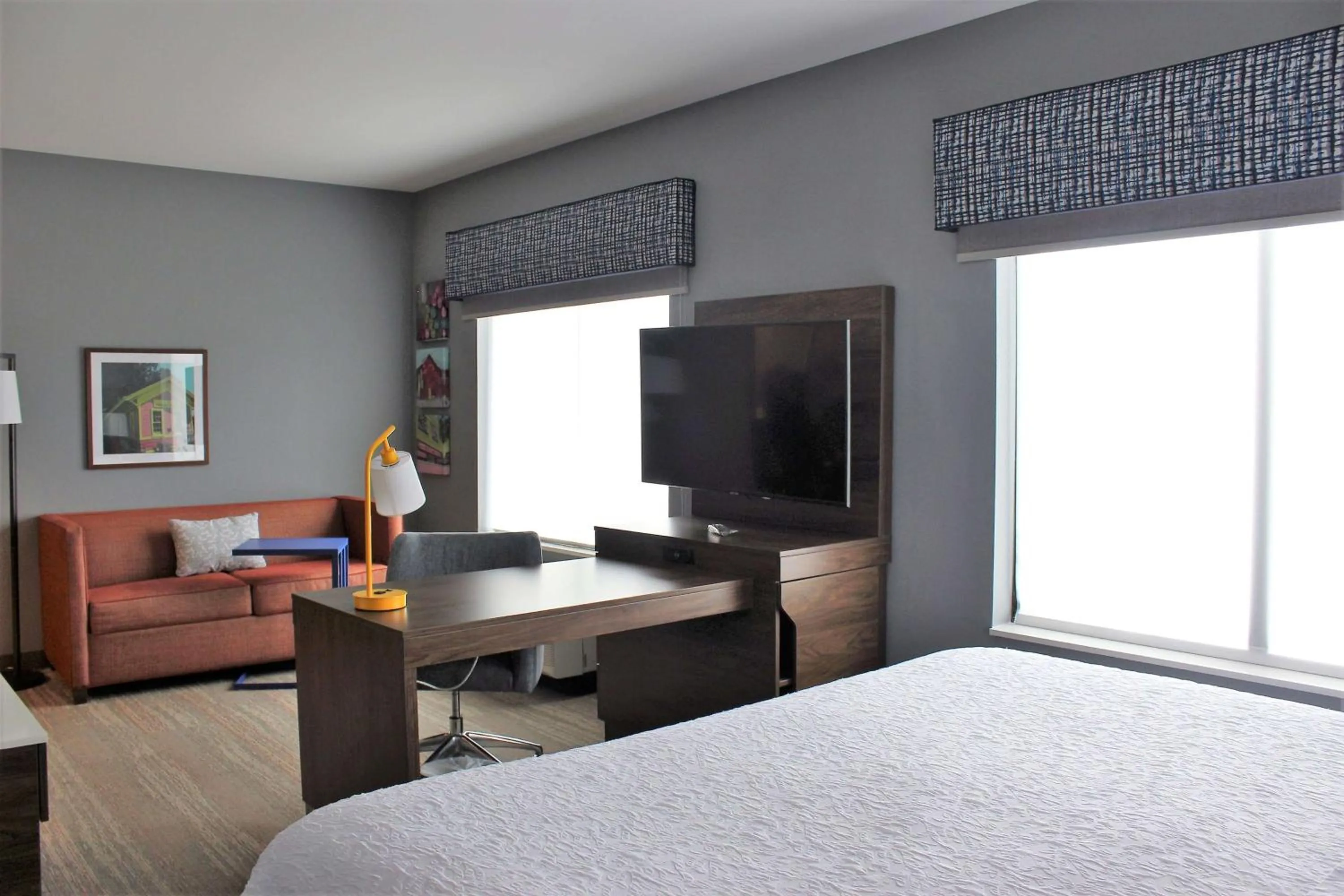 Bedroom, Bed in Hampton Inn Lexington