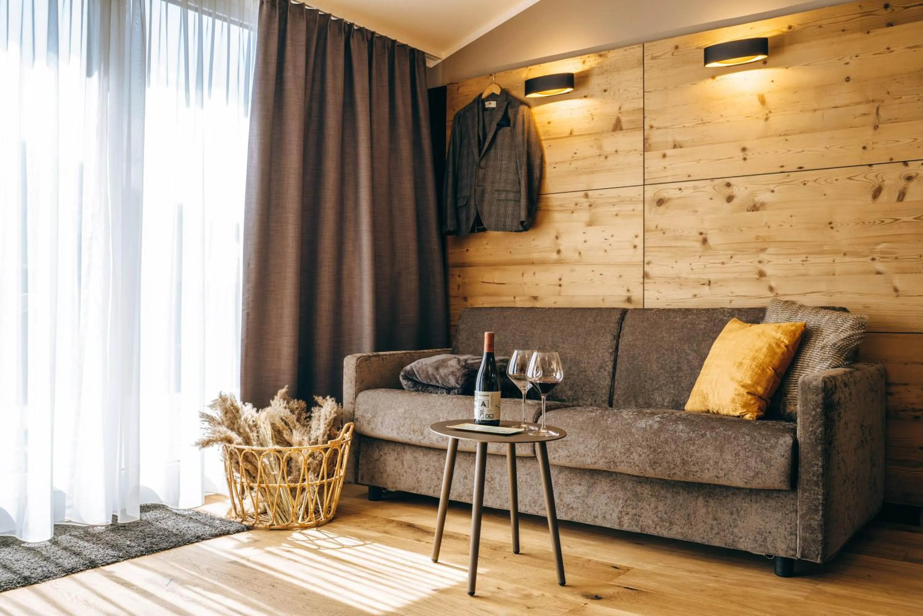 Living room in Mountainview Apartments