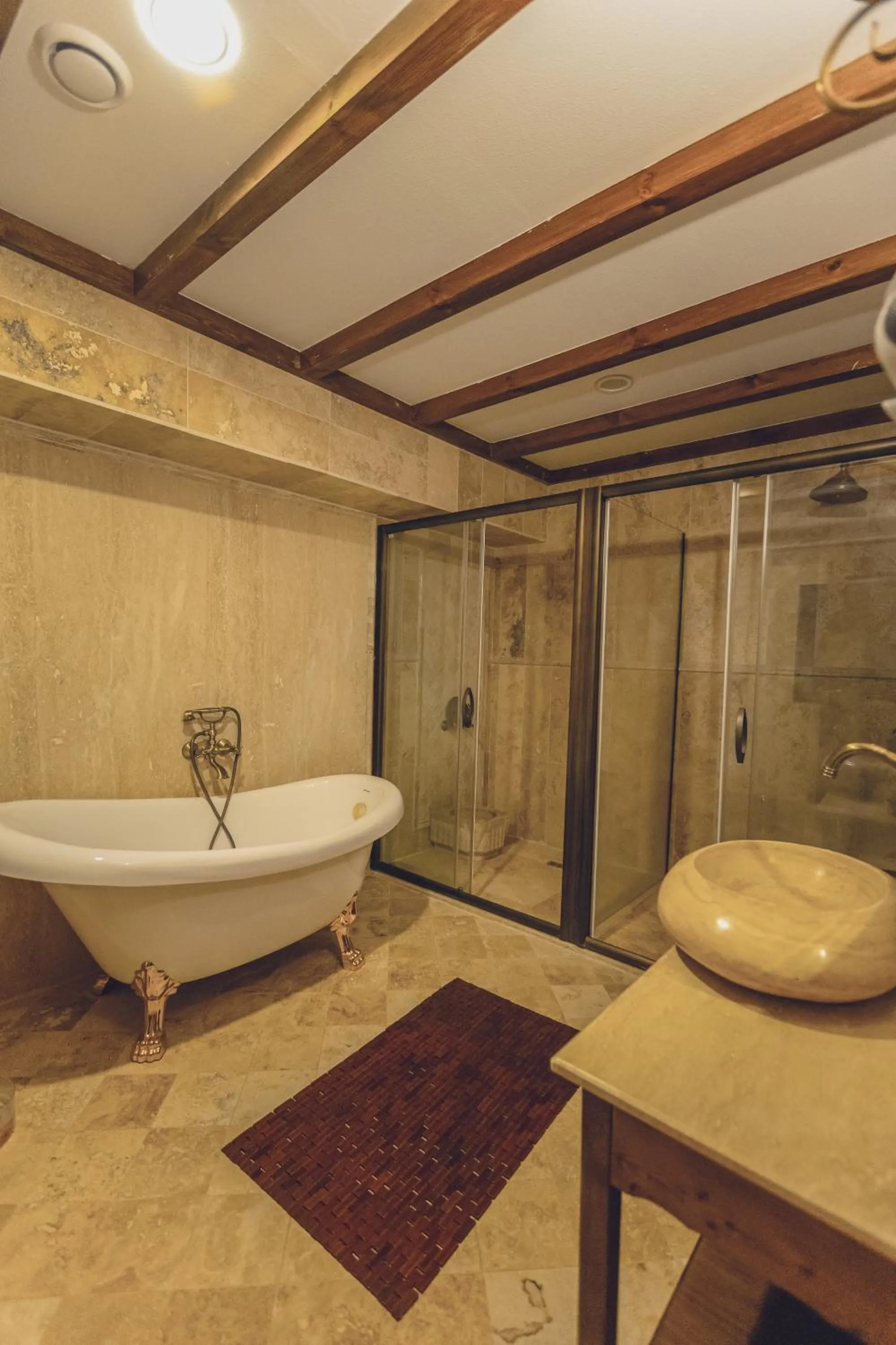 Bathroom in Sobek Stone House Cappadocia