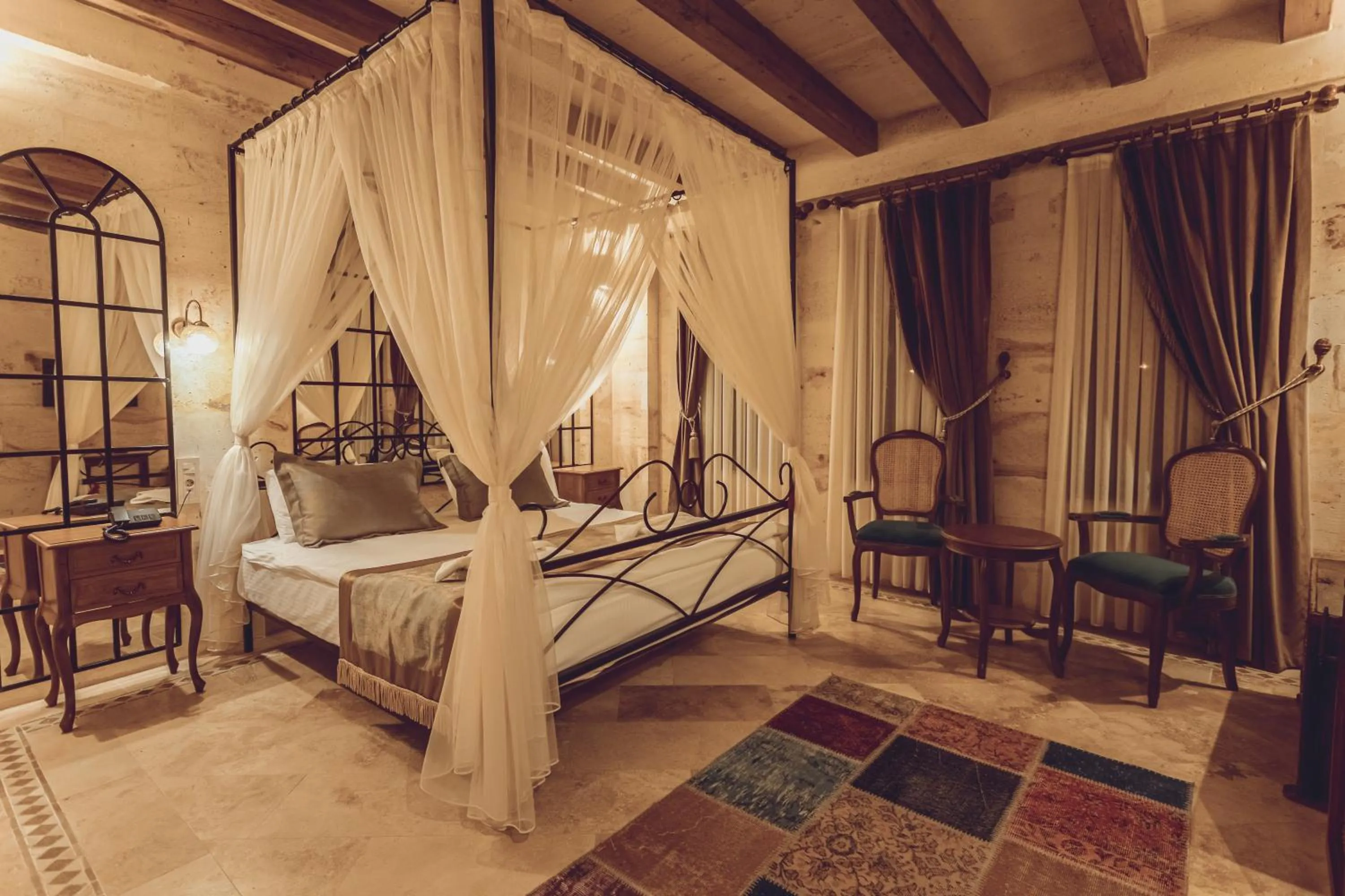 Photo of the whole room, Bed in Sobek Stone House Cappadocia